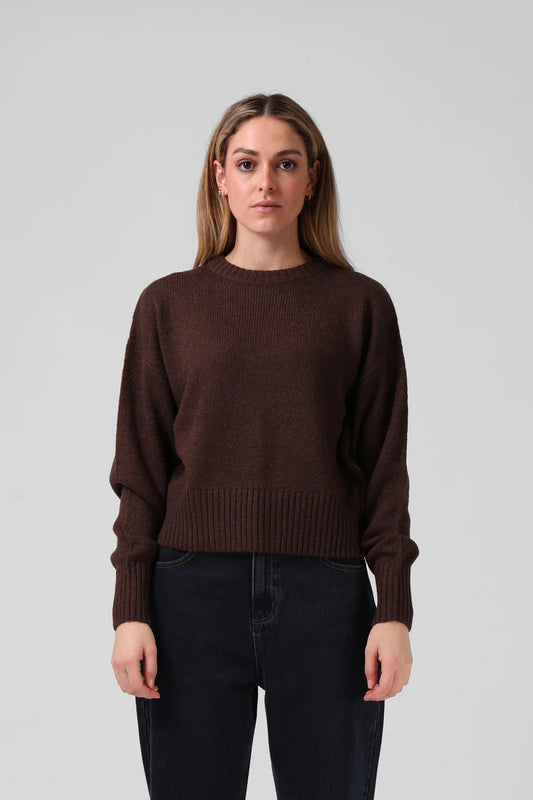 RPM AYLA KNIT - CHOCOLATE - THE VOGUE STORE