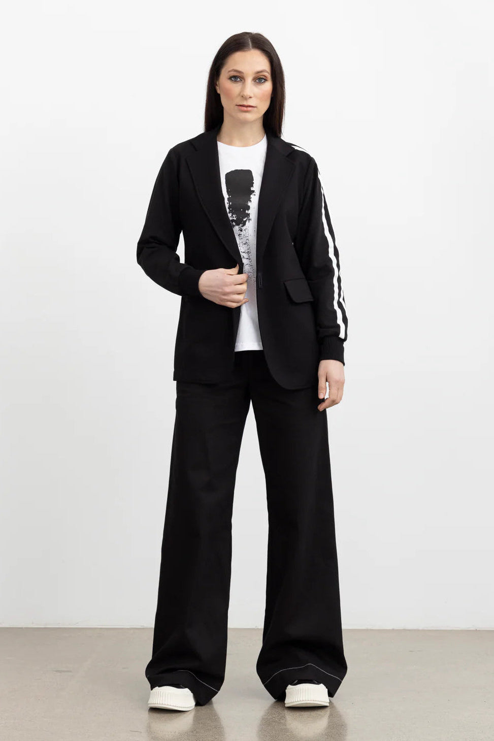STYLE X LAB REFLECTIVE REVEL JACKET - BLACK - THE VOGUE STORE