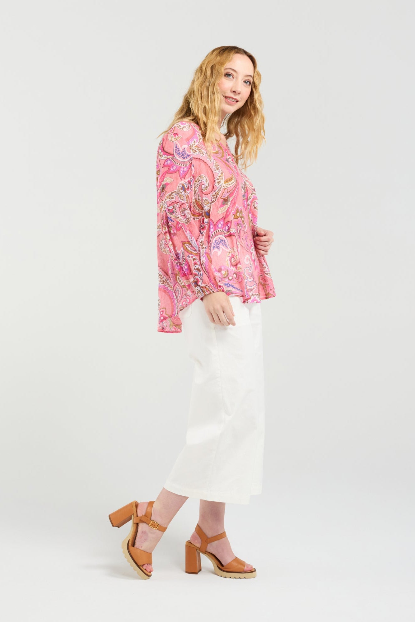 SEDUCE DORY TOP - WHIMSY SWIRL - THE VOGUE STORE