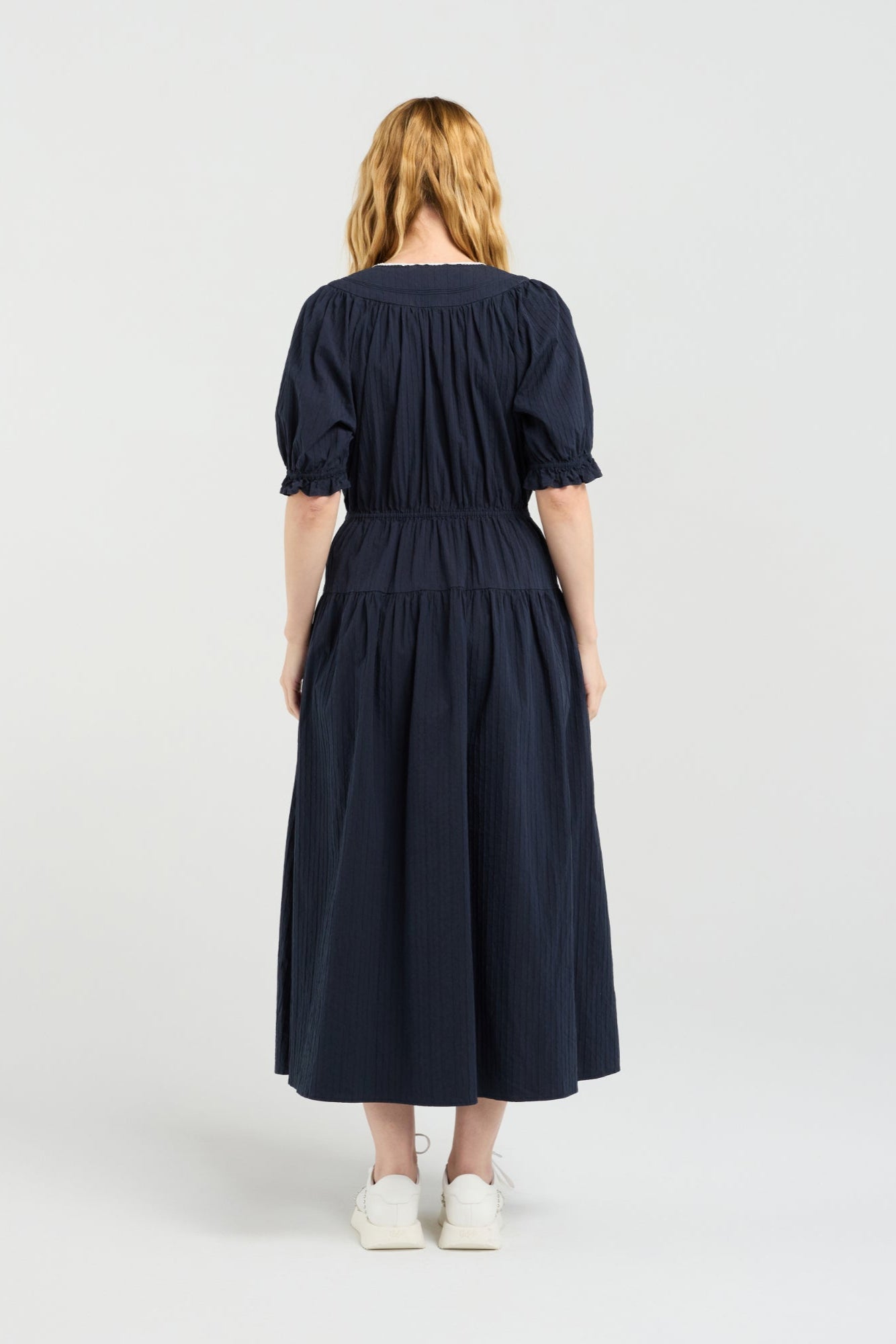 SEDUCE MATILDA DRESS - BLUE - THE VOGUE STORE