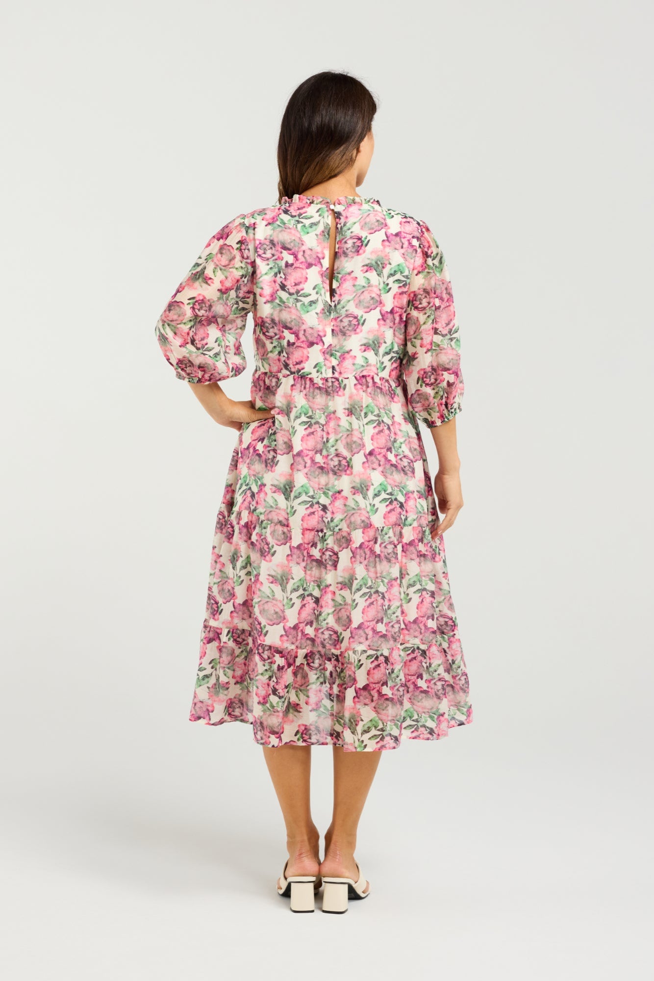 SEDUCE JUNE DRESS - ROSE GARDEN - THE VOGUE STORE