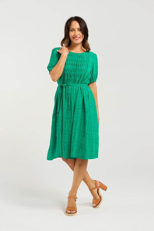 SEDUCE JOANA DRESS - GREEN - THE VOGUE STORE