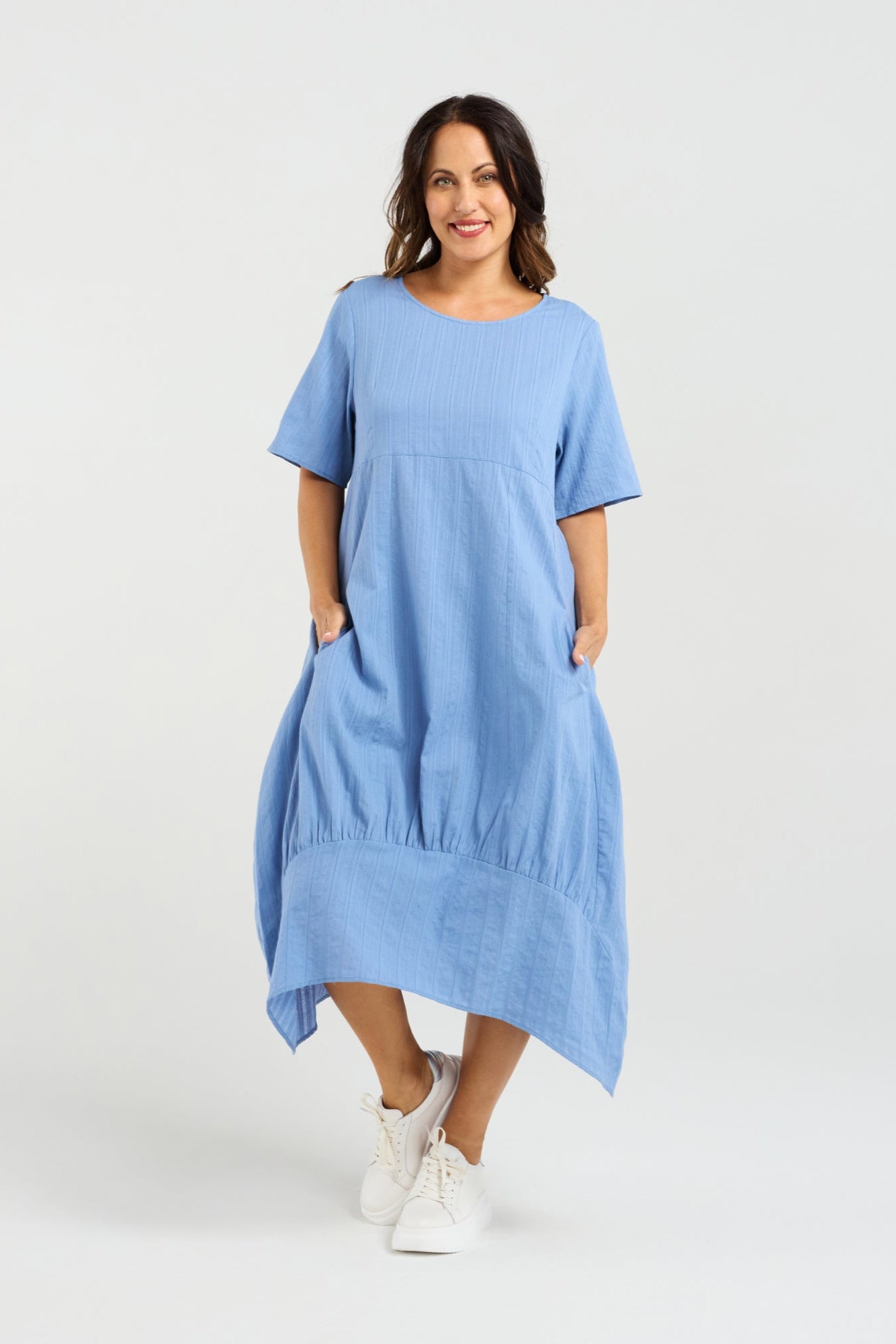 SEDUCE SELENA DRESS - BLUE - THE VOGUE STORE