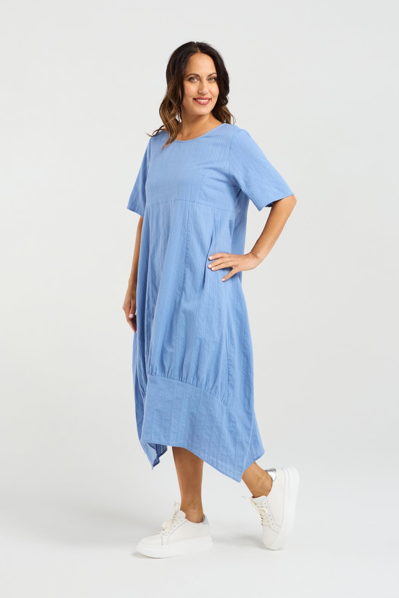 SEDUCE SELENA DRESS - BLUE - THE VOGUE STORE