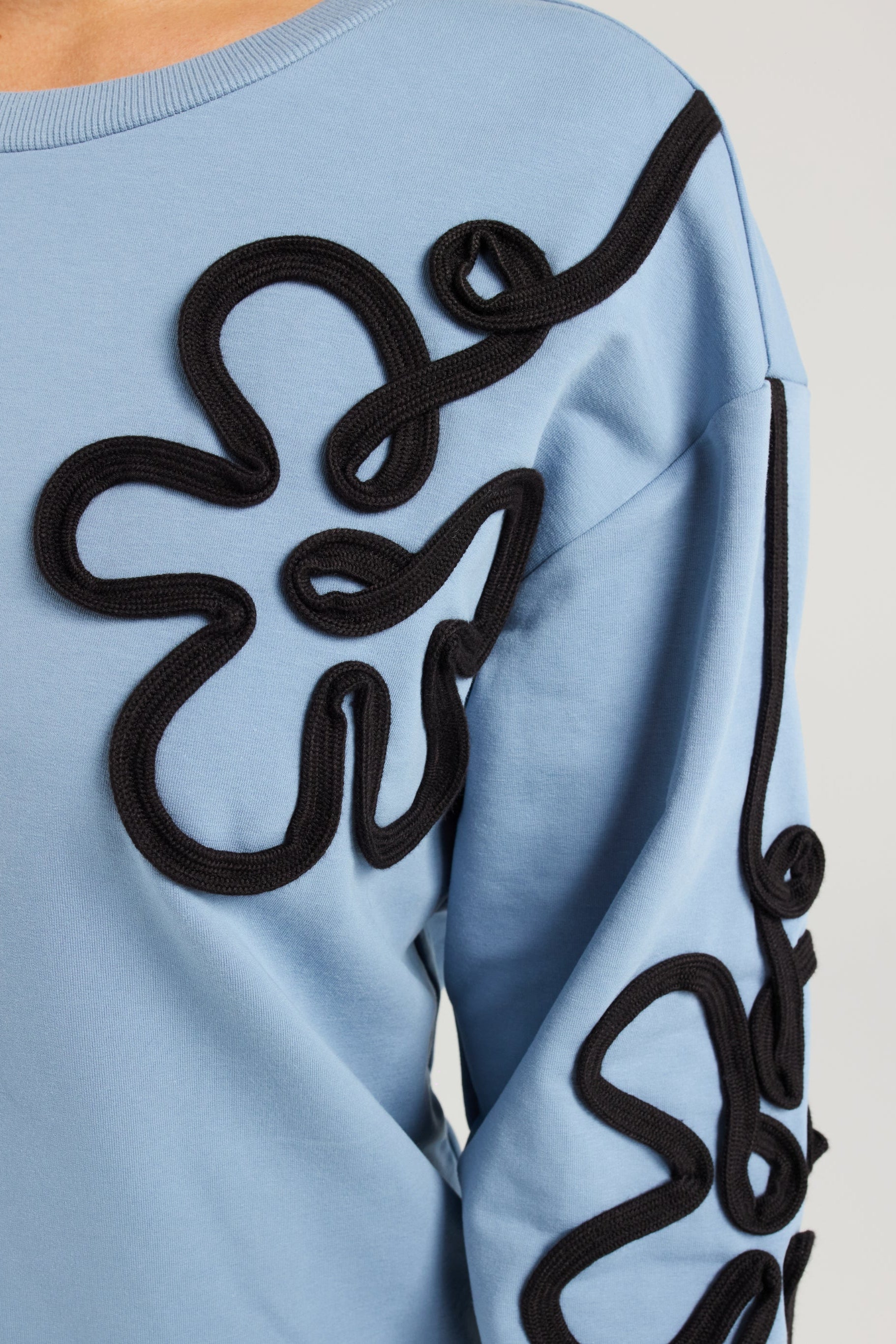 SEDUCE AURALIA SWEAT - BLUE - THE VOGUE STORE
