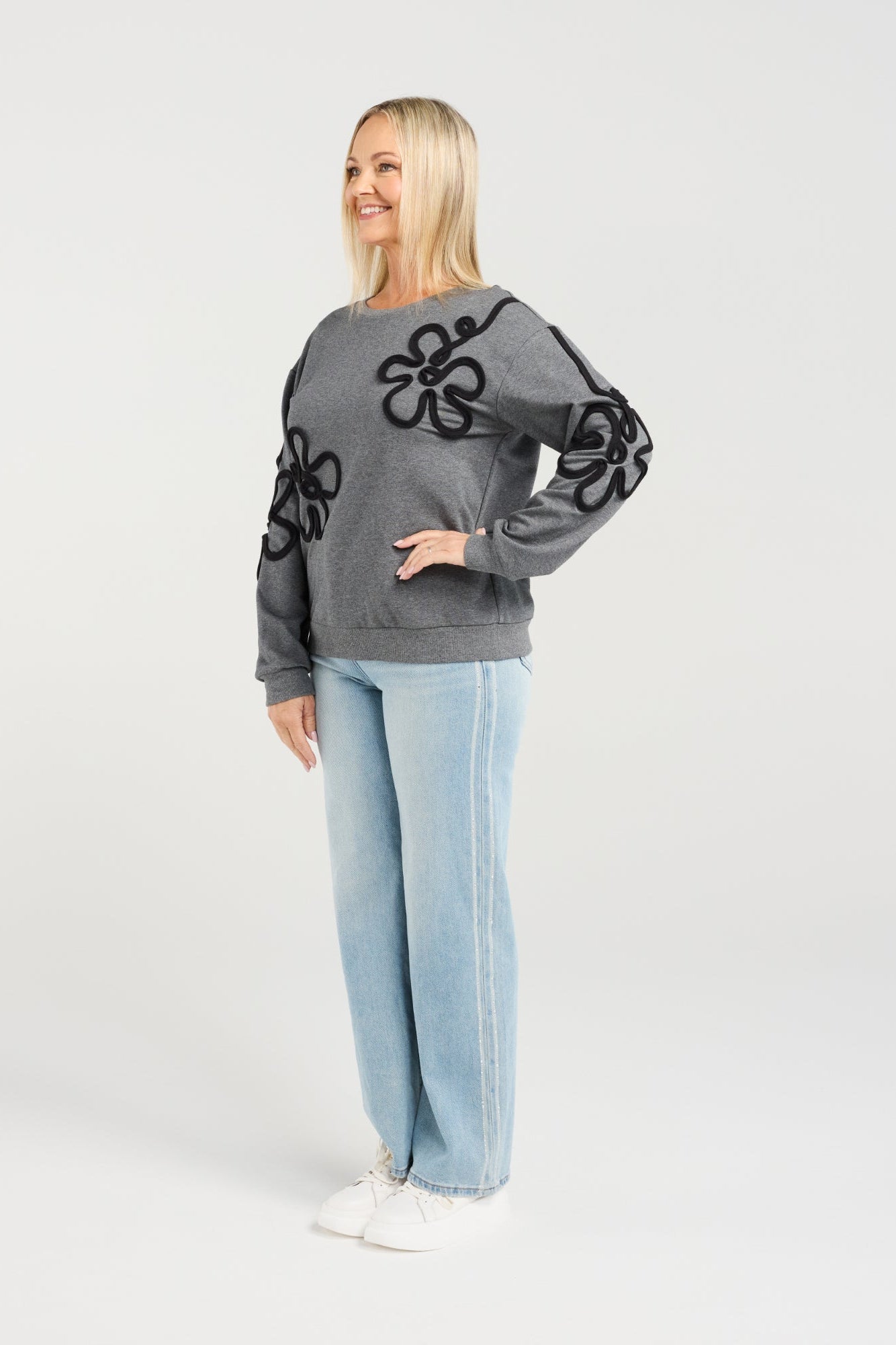SEDUCE AURALIA SWEAT - BLUE - THE VOGUE STORE - THE VOGUE STORE
