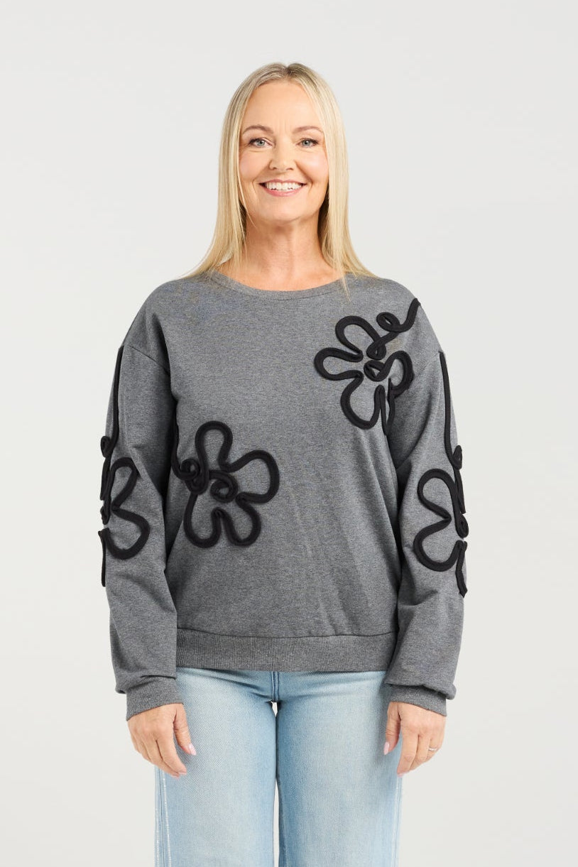 SEDUCE AURALIA SWEAT - BLUE - THE VOGUE STORE - THE VOGUE STORE