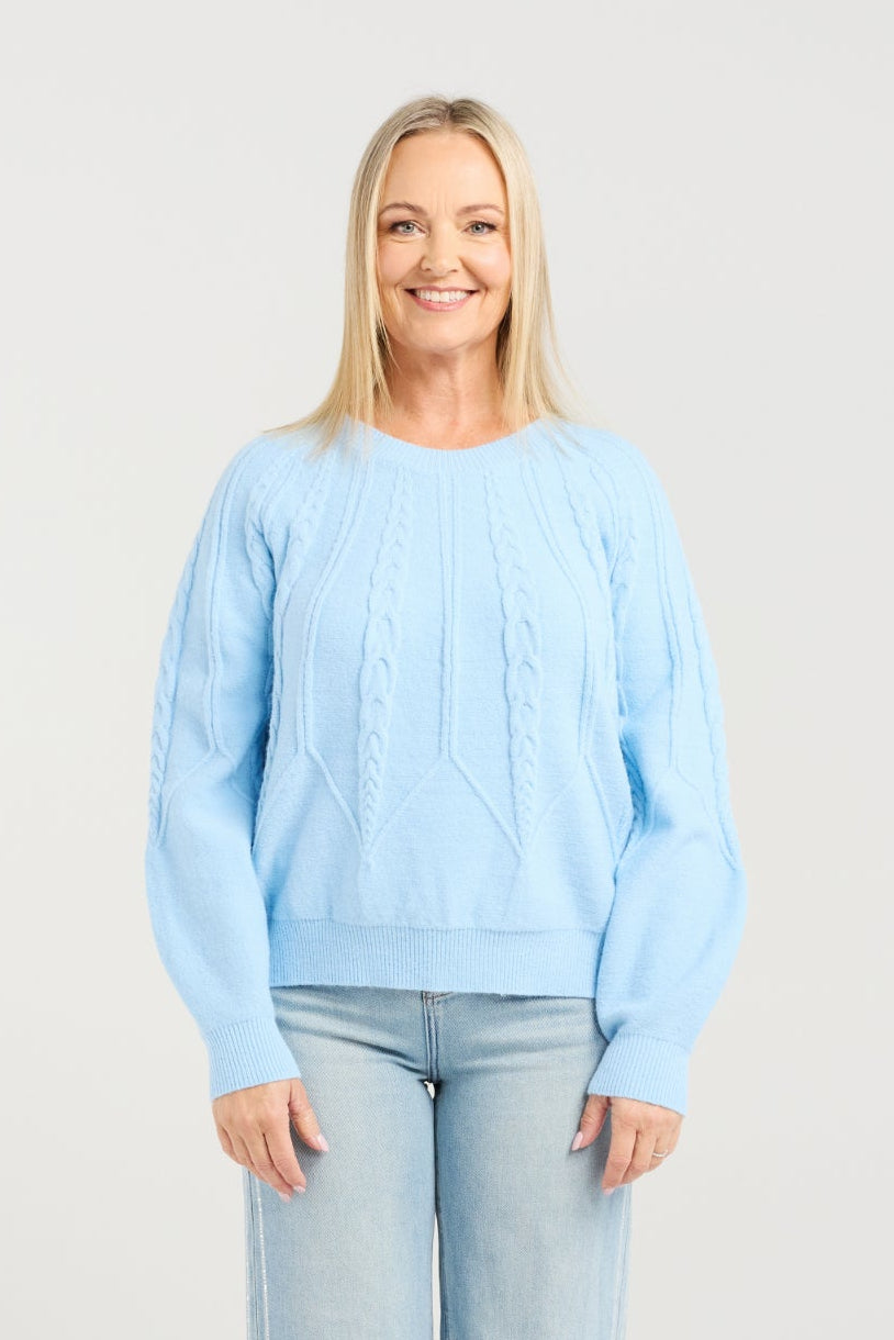 SEDUCE ALBA KNIT - BLUE - THE VOGUE STORE
