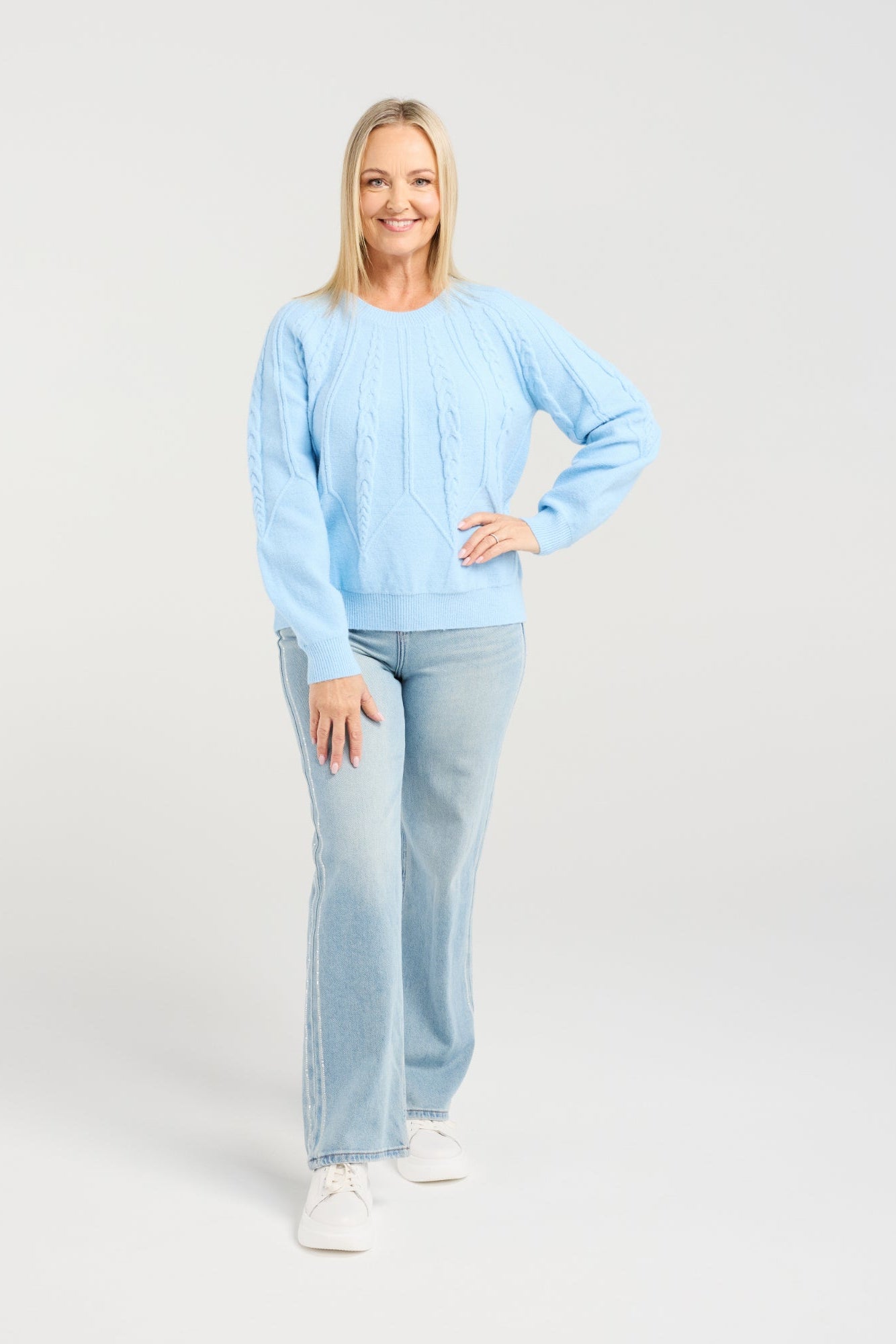 SEDUCE ALBA KNIT - BLUE - THE VOGUE STORE