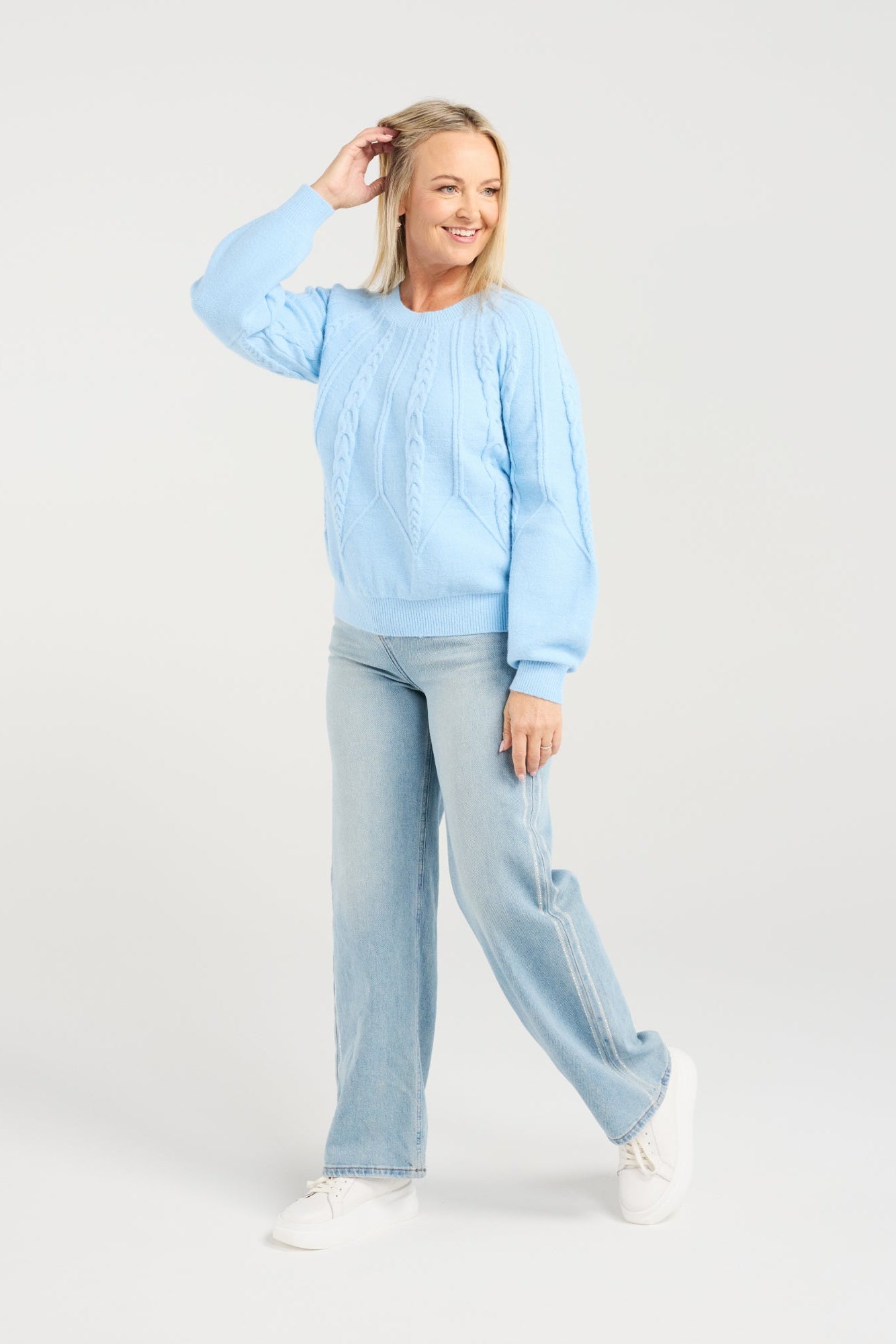 SEDUCE ALBA KNIT - BLUE - THE VOGUE STORE