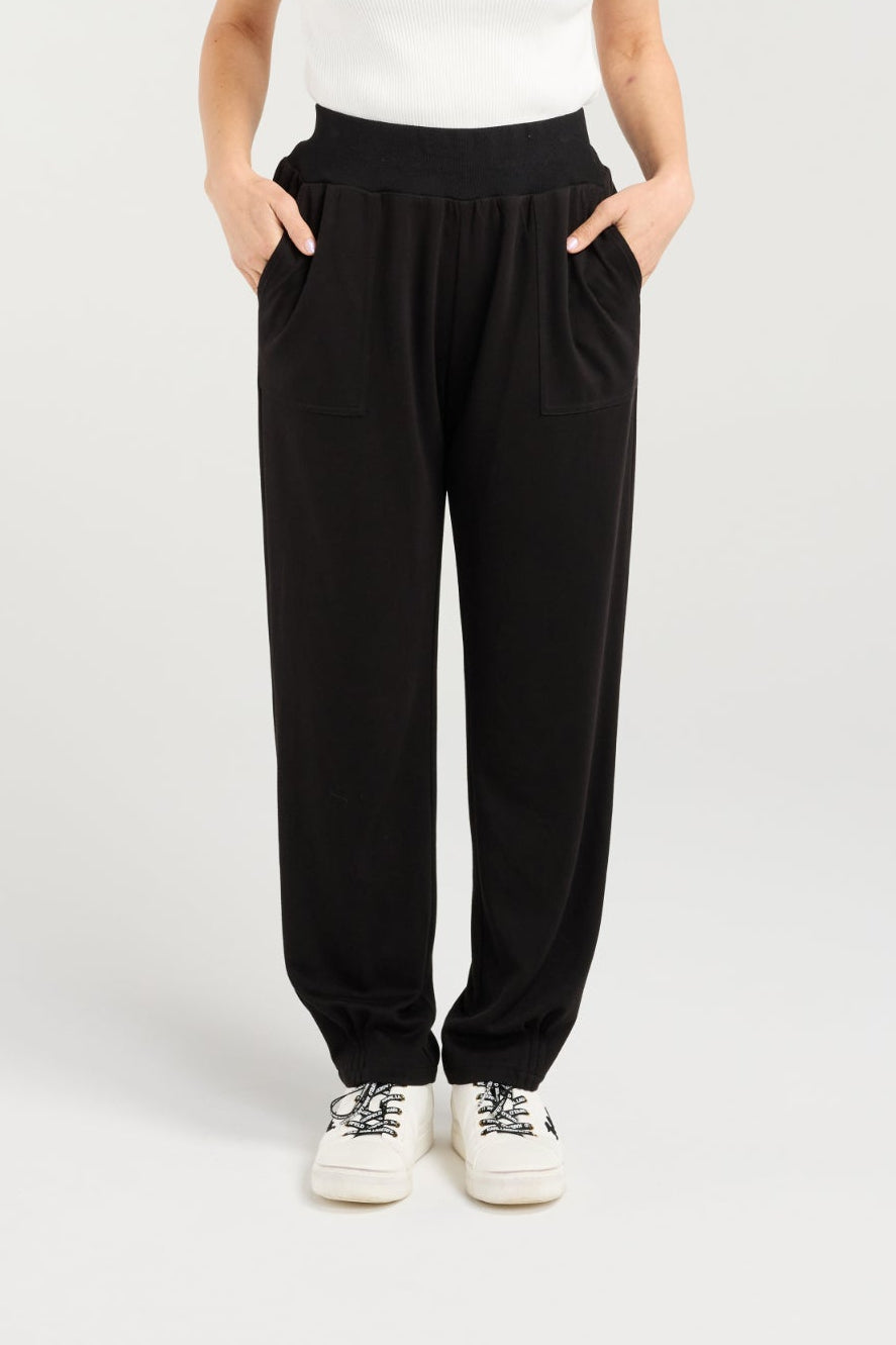 SEDUCE PARKER PANT - BLACK - THE VOGUE STORE