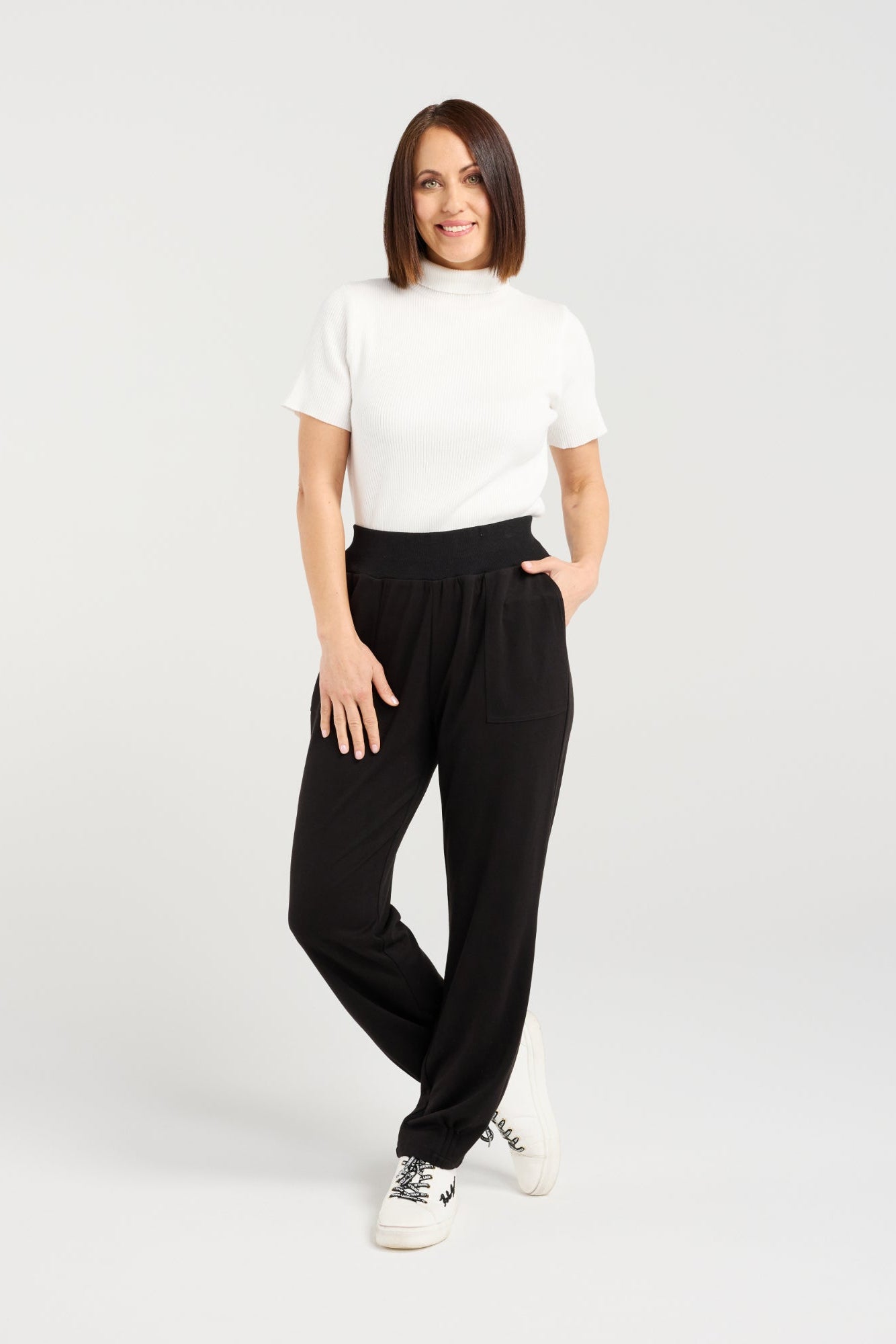 SEDUCE PARKER PANT - BLACK - THE VOGUE STORE