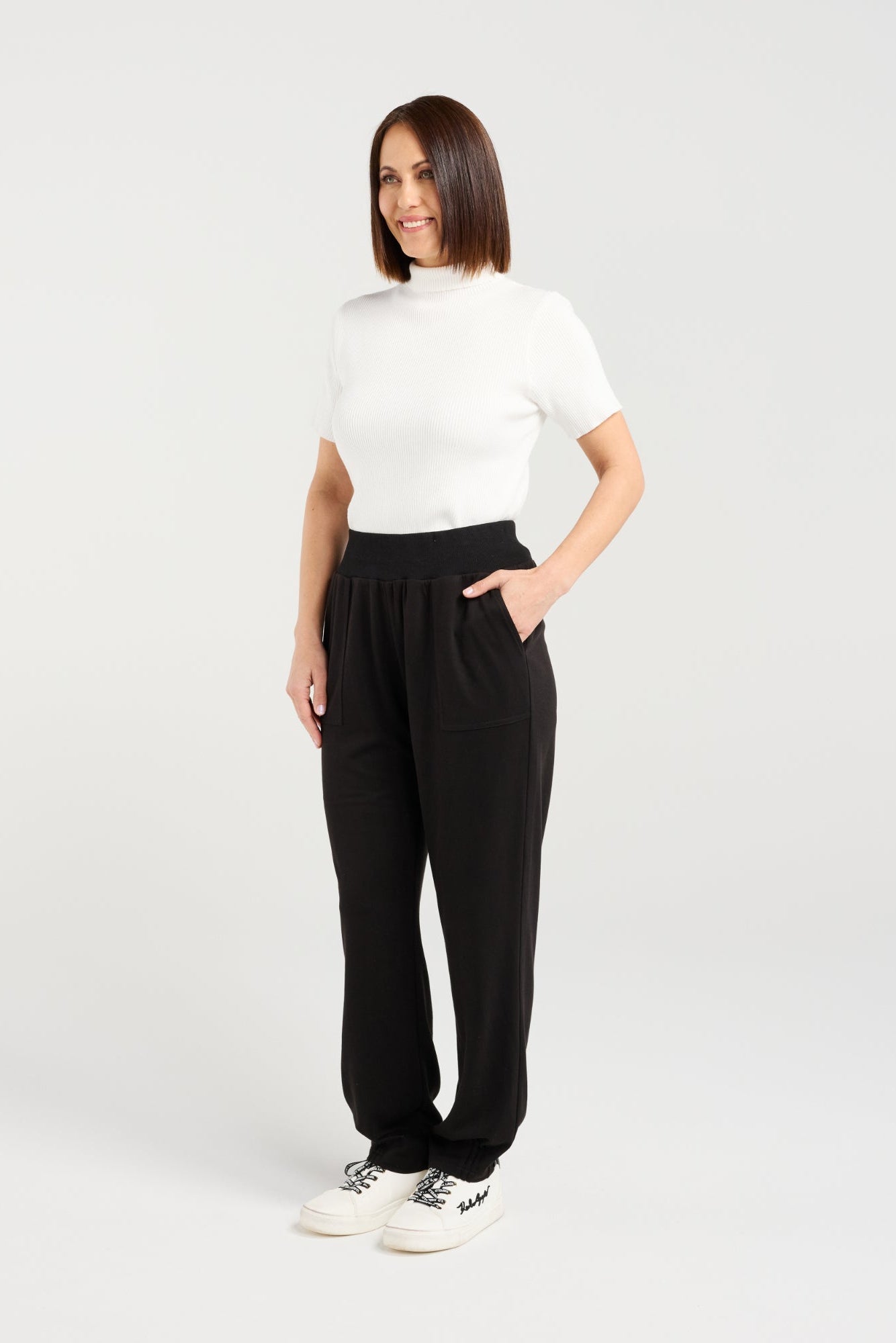 SEDUCE PARKER PANT - BLACK - THE VOGUE STORE