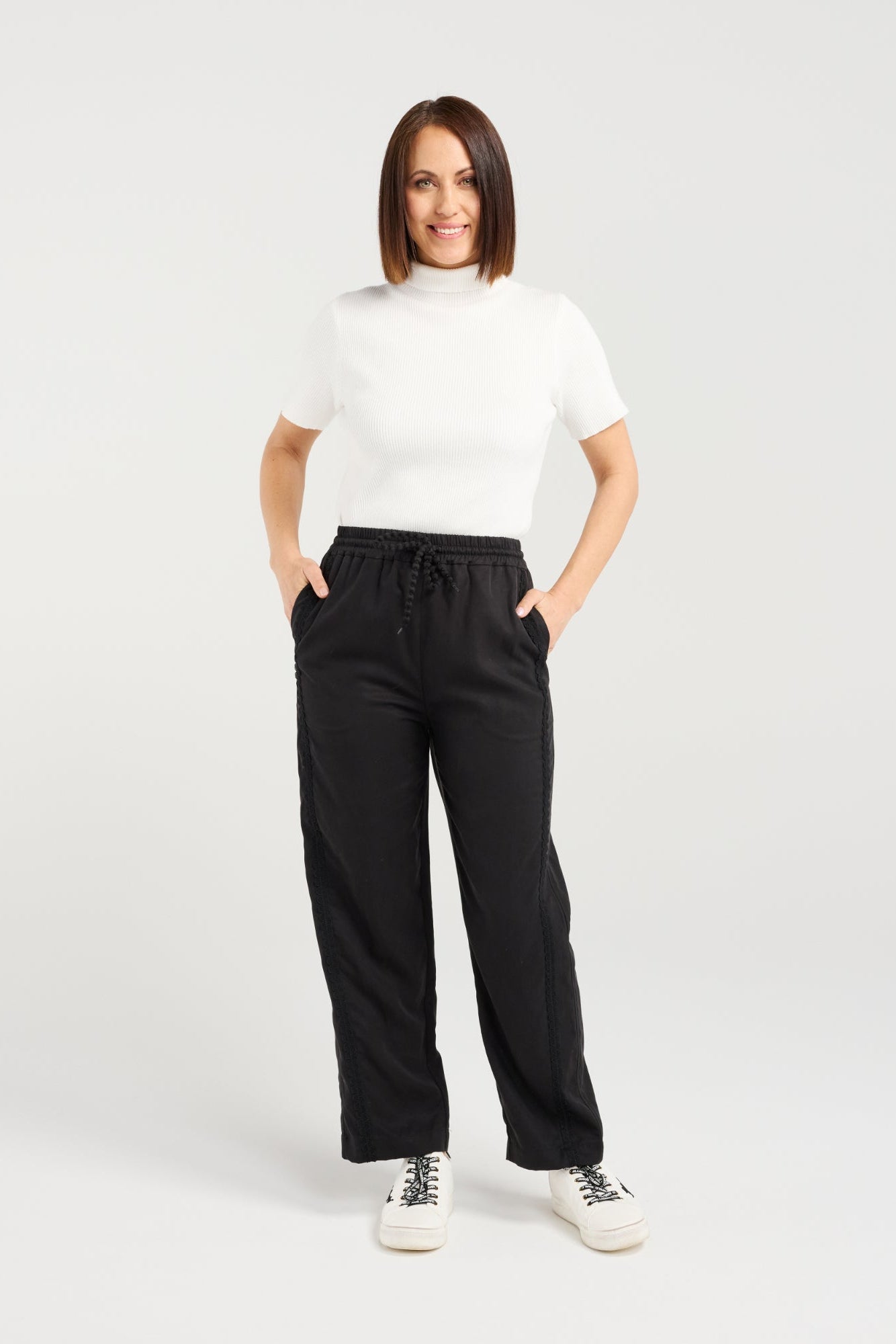 SEDUCE GREER PANT - BLACK - THE VOGUE STORE