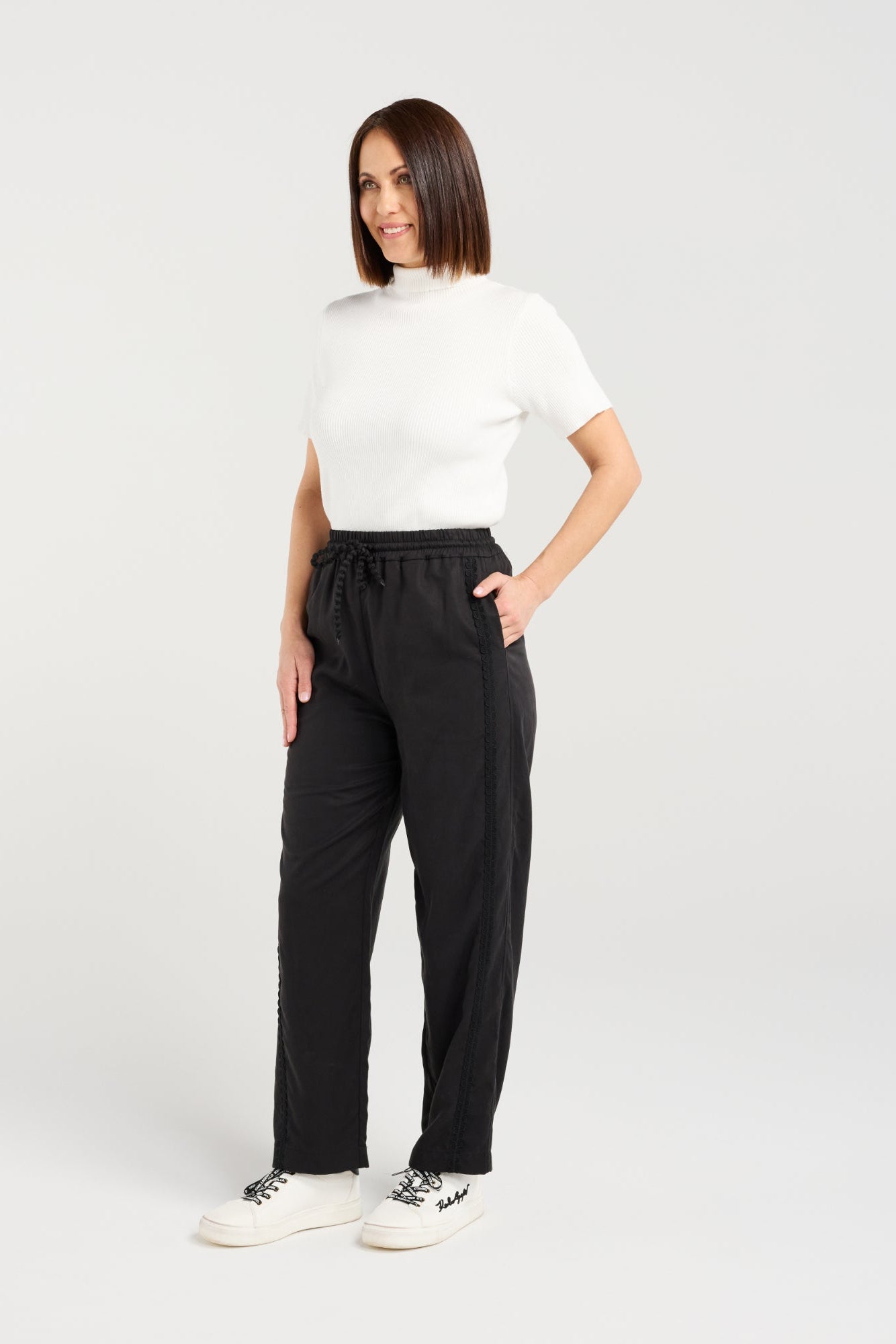 SEDUCE GREER PANT - BLACK - THE VOGUE STORE