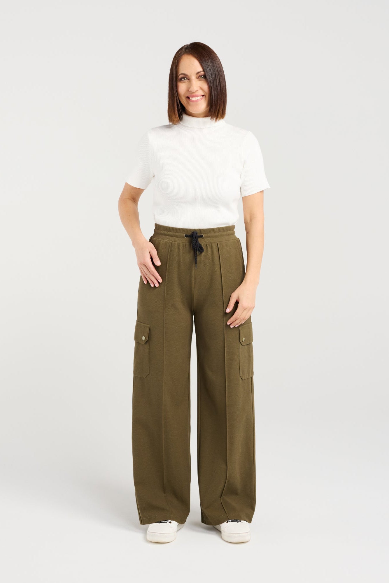 SEDUCE CLEO PANT - KHAKI - THE VOGUE STORE