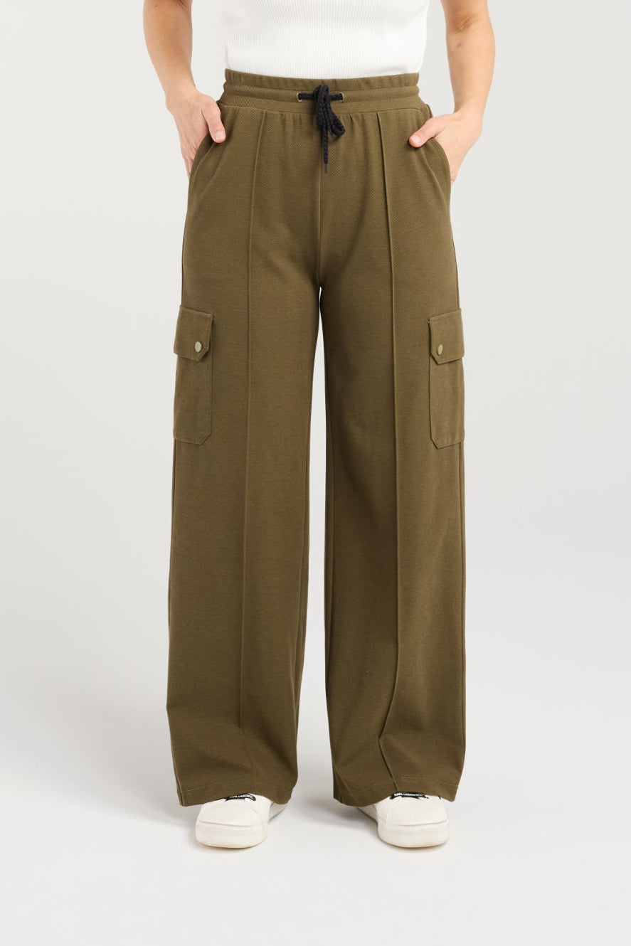 SEDUCE CLEO PANT - KHAKI - THE VOGUE STORE