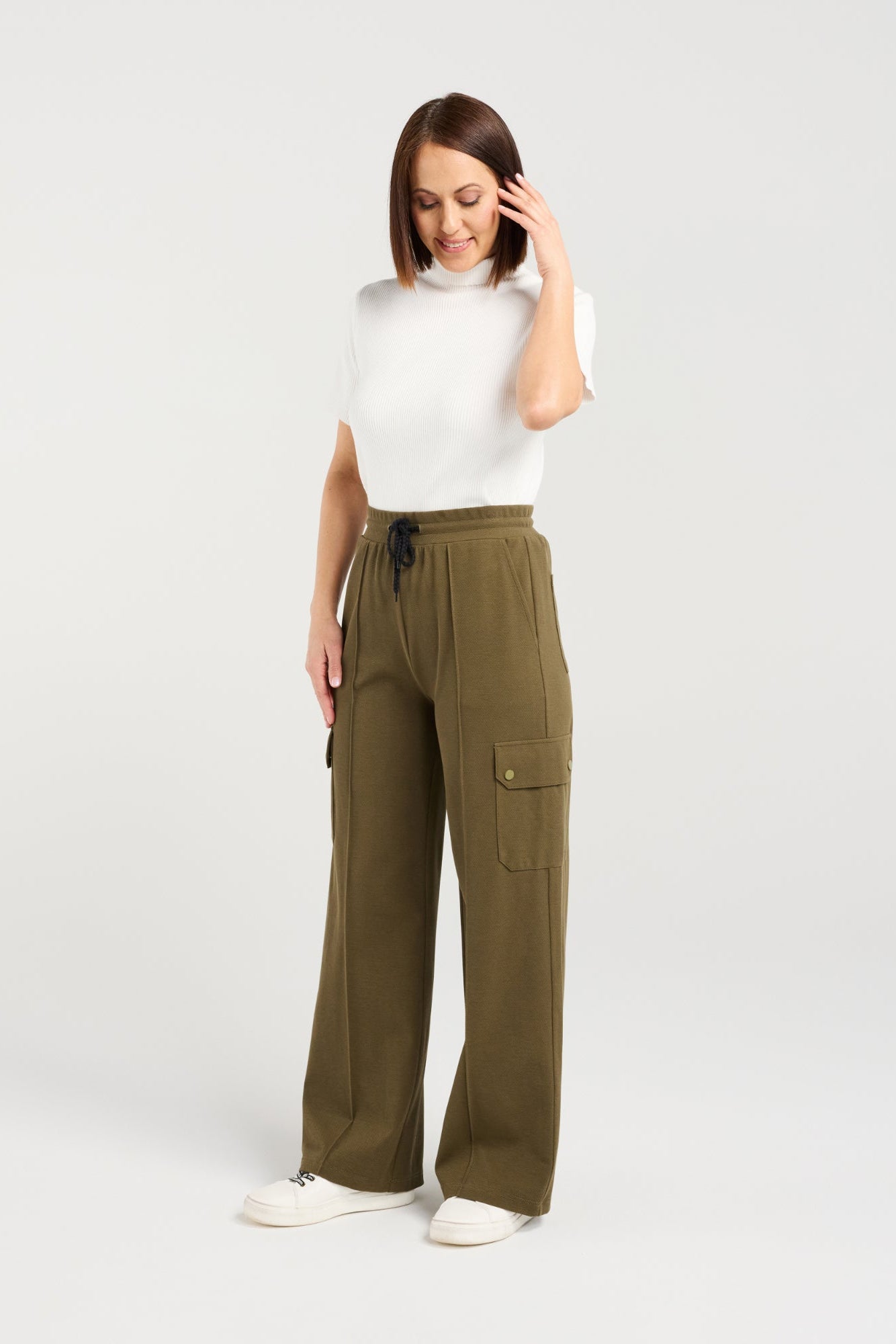 SEDUCE CLEO PANT - KHAKI - THE VOGUE STORE