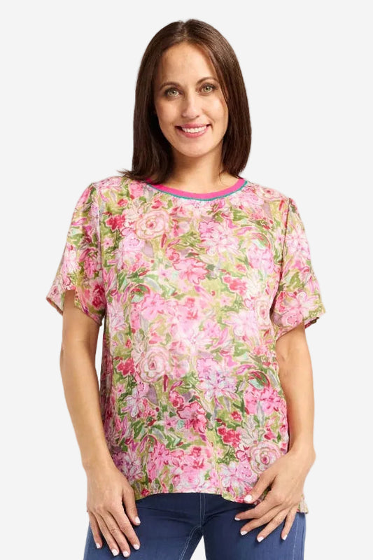 SEDUCE LINA TOP - NEON MEADOW - THE VOGUE STORE