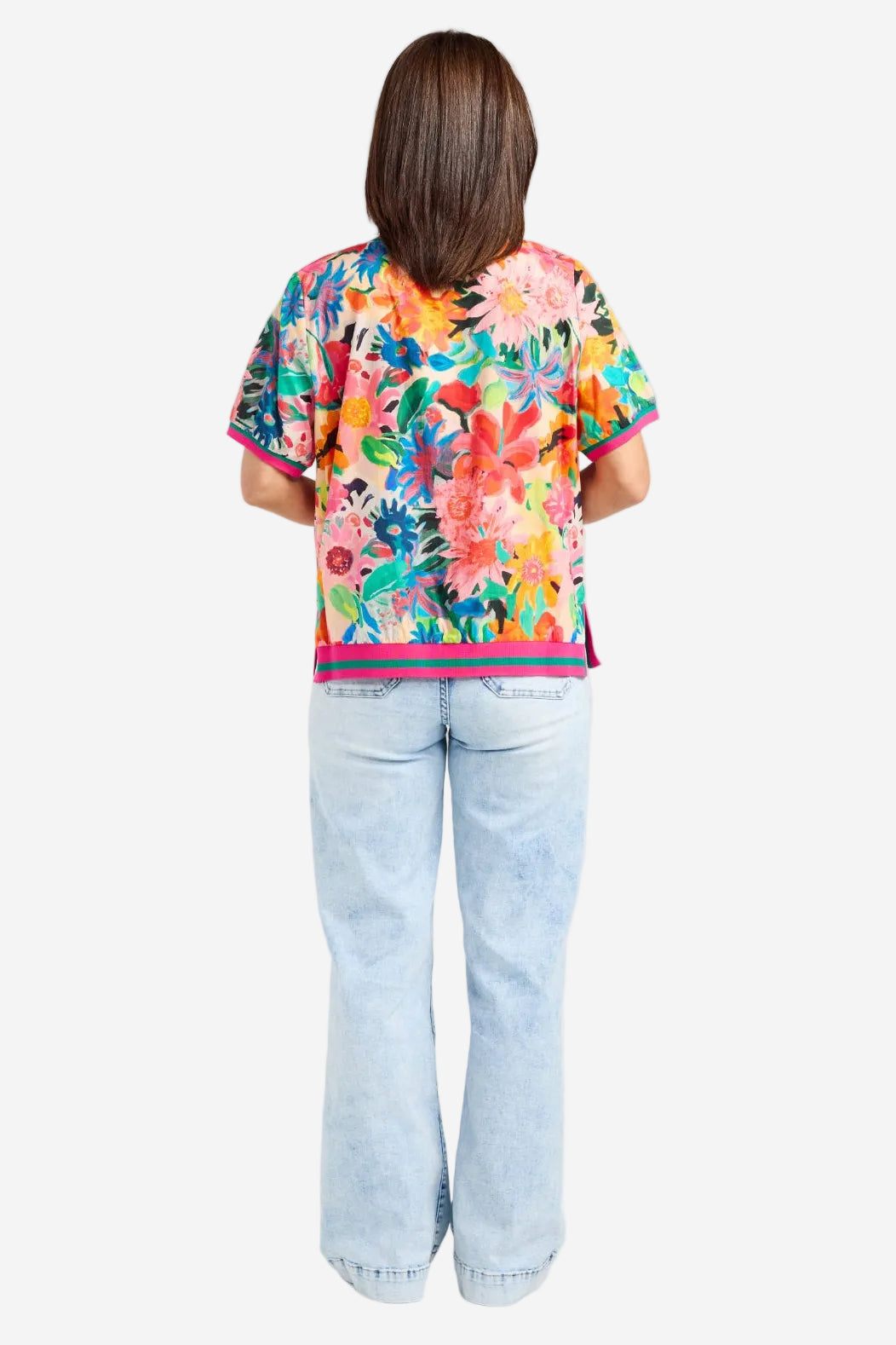 SEDUCE ZOE TOP - TROPIC GARDEN - THE VOGUE STORE