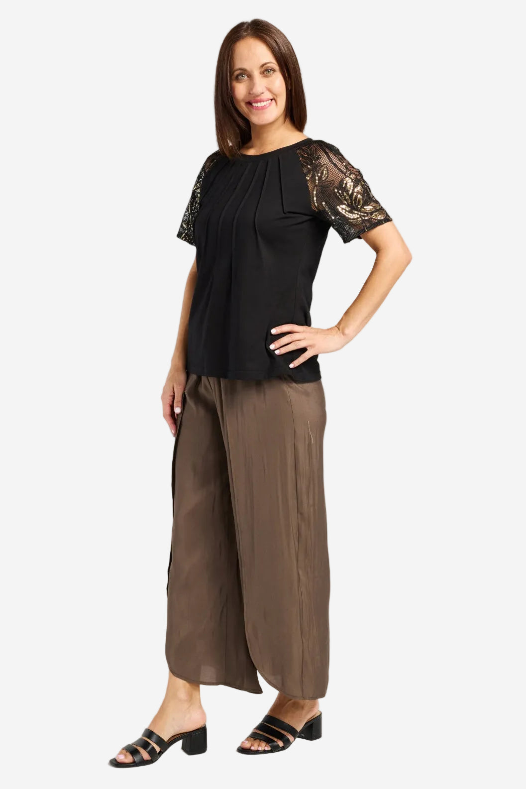 SEDUCE SELAH TOP - BLACK - THE VOGUE STORE