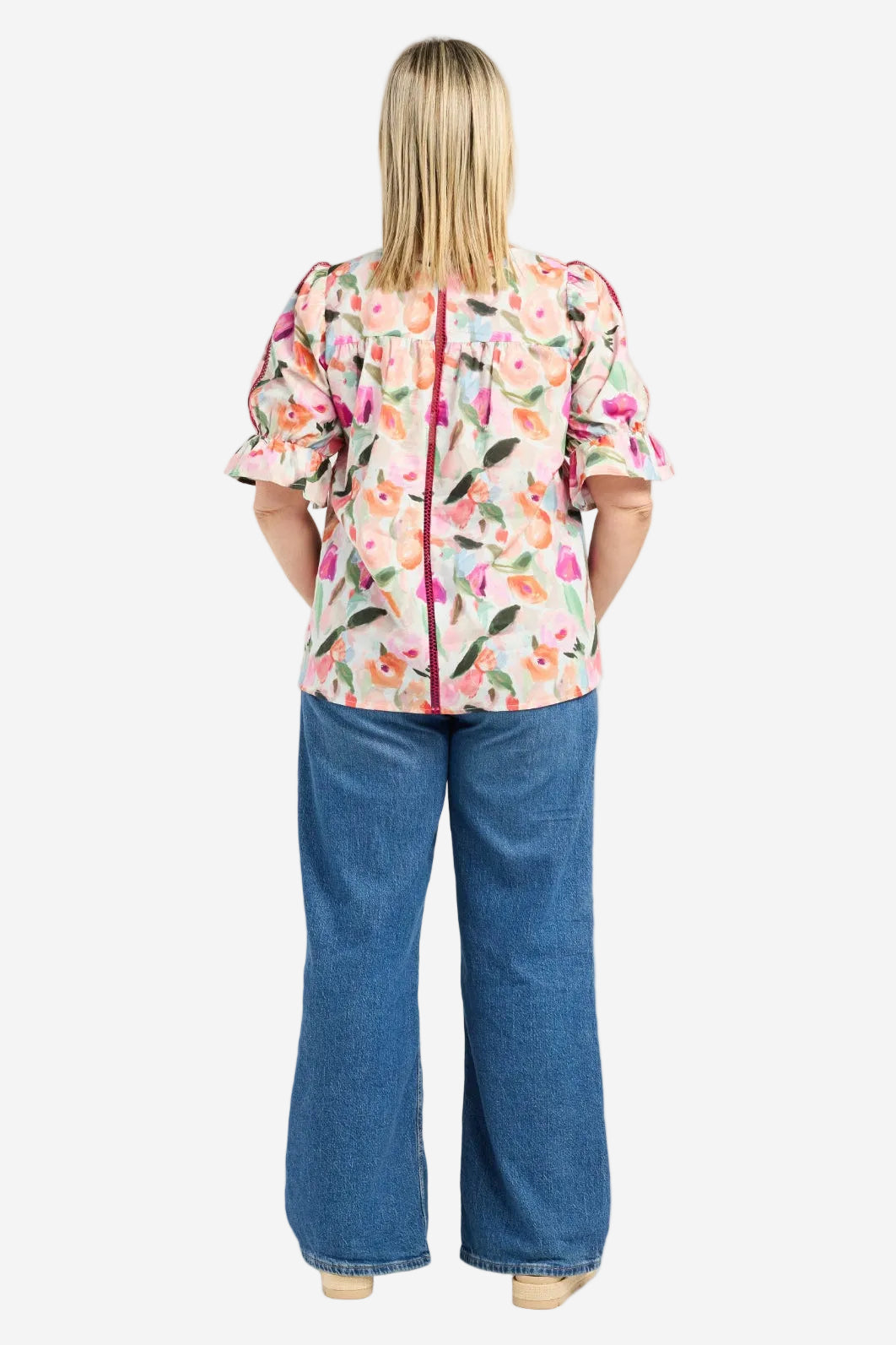 SEDUCE SADIE TOP - SOFT BLOOM - THE VOGUE STORE