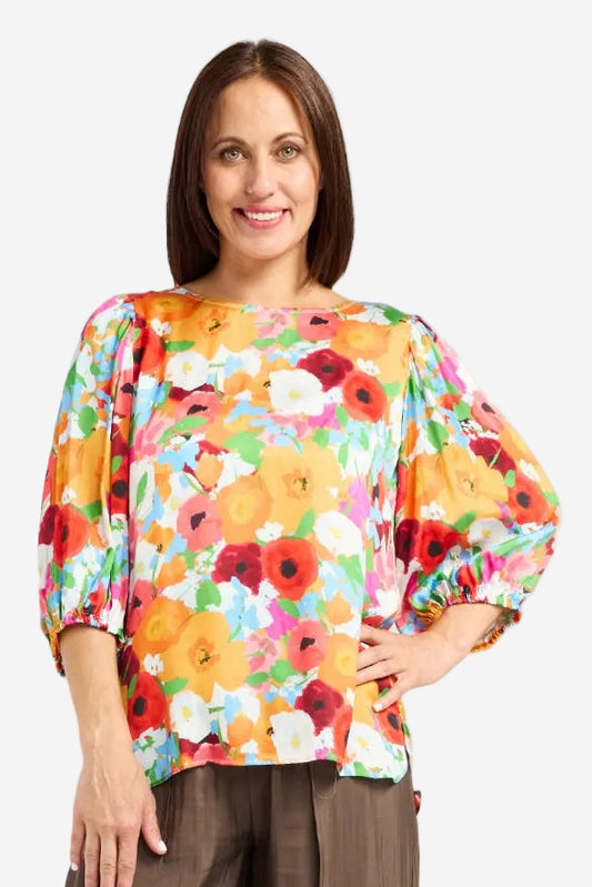 SEDUCE ARIEL TOP - BOLD MEADOW - THE VOGUE STORE