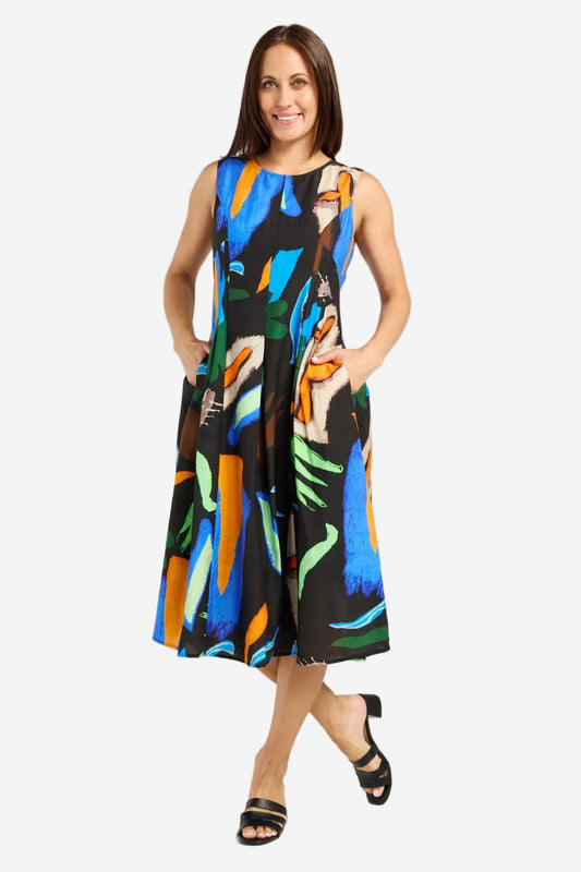 SEDUCE ROSA DRESS - ABSTRACT POP - THE VOGUE STORE