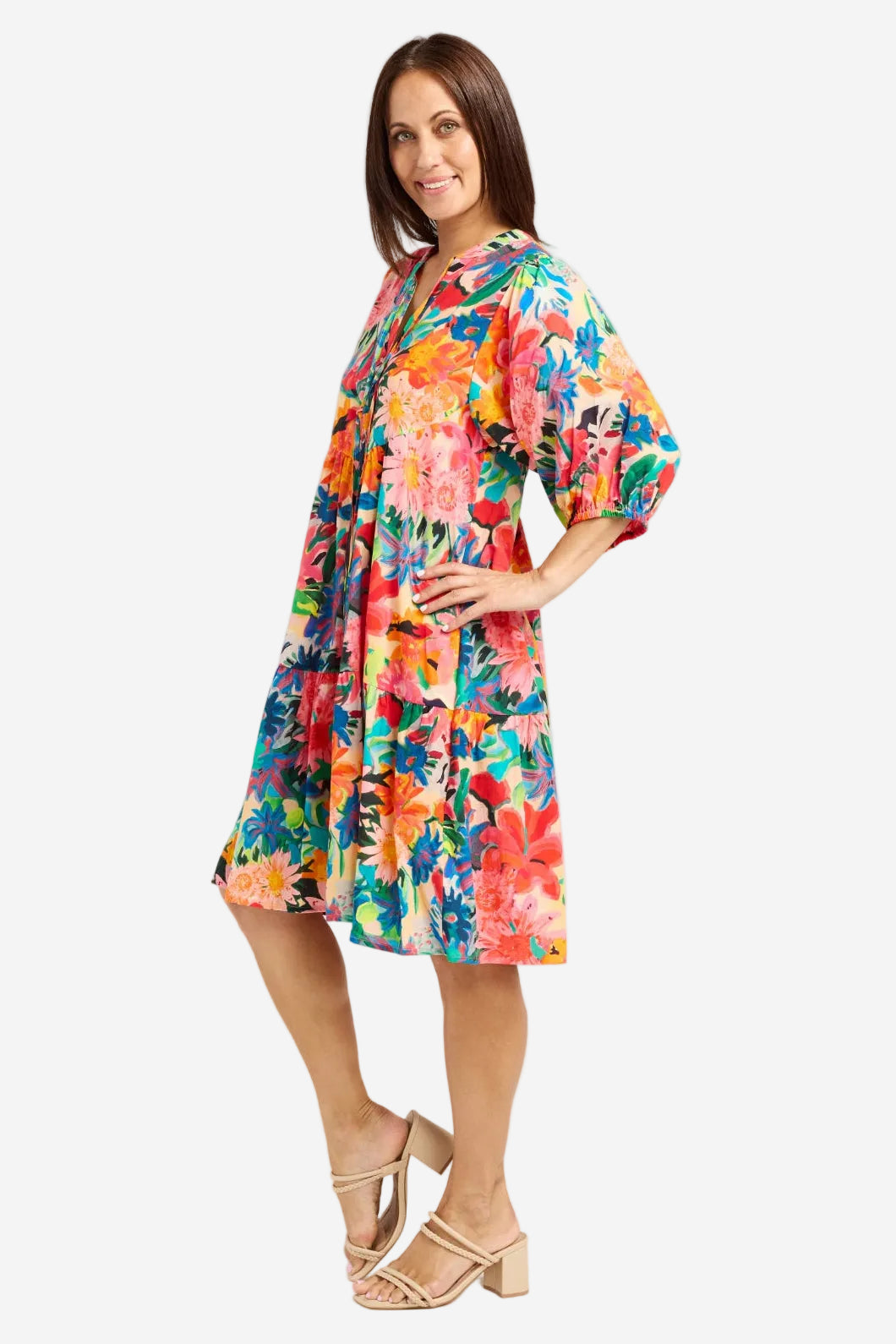 SEDUCE EILEEN DRESS - TROPIC GARDEN - THE VOGUE STORE