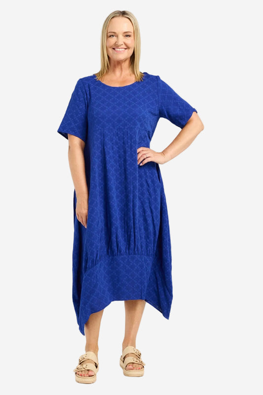 SEDUCE SELENA DRESS - BLUE - THE VOGUE STORE