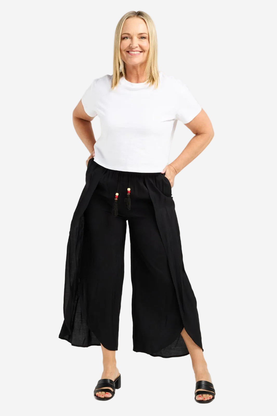 SEDUCE CECILY PANT - BLACK - THE VOGUE STORE
