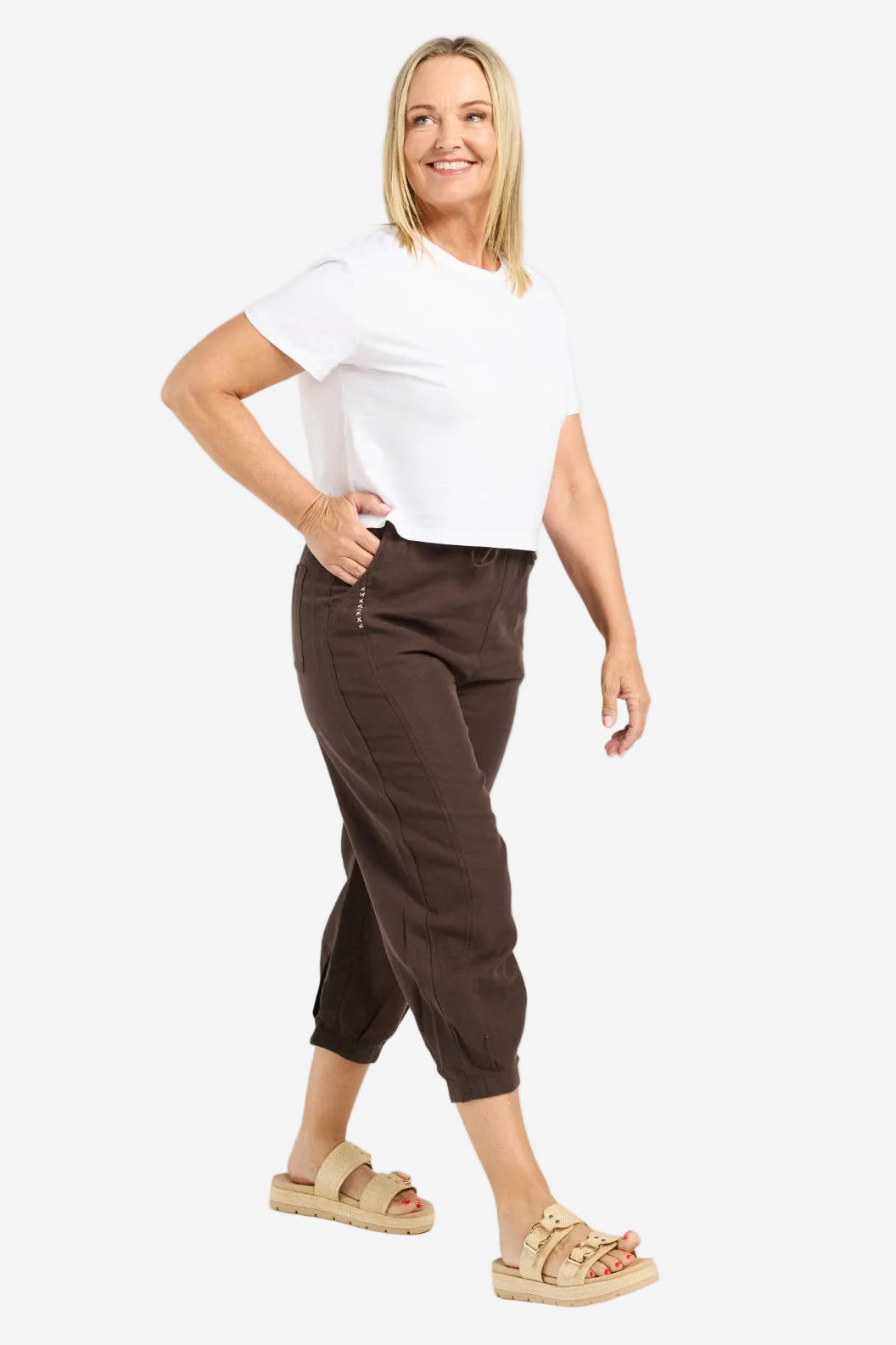 SEDUCE NOVA PANT - BROWN - THE VOGUE STORE