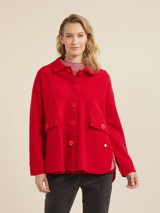 YARRA TRAIL PANELLED JACKET - RHUBARB - THE VOGUE STORE