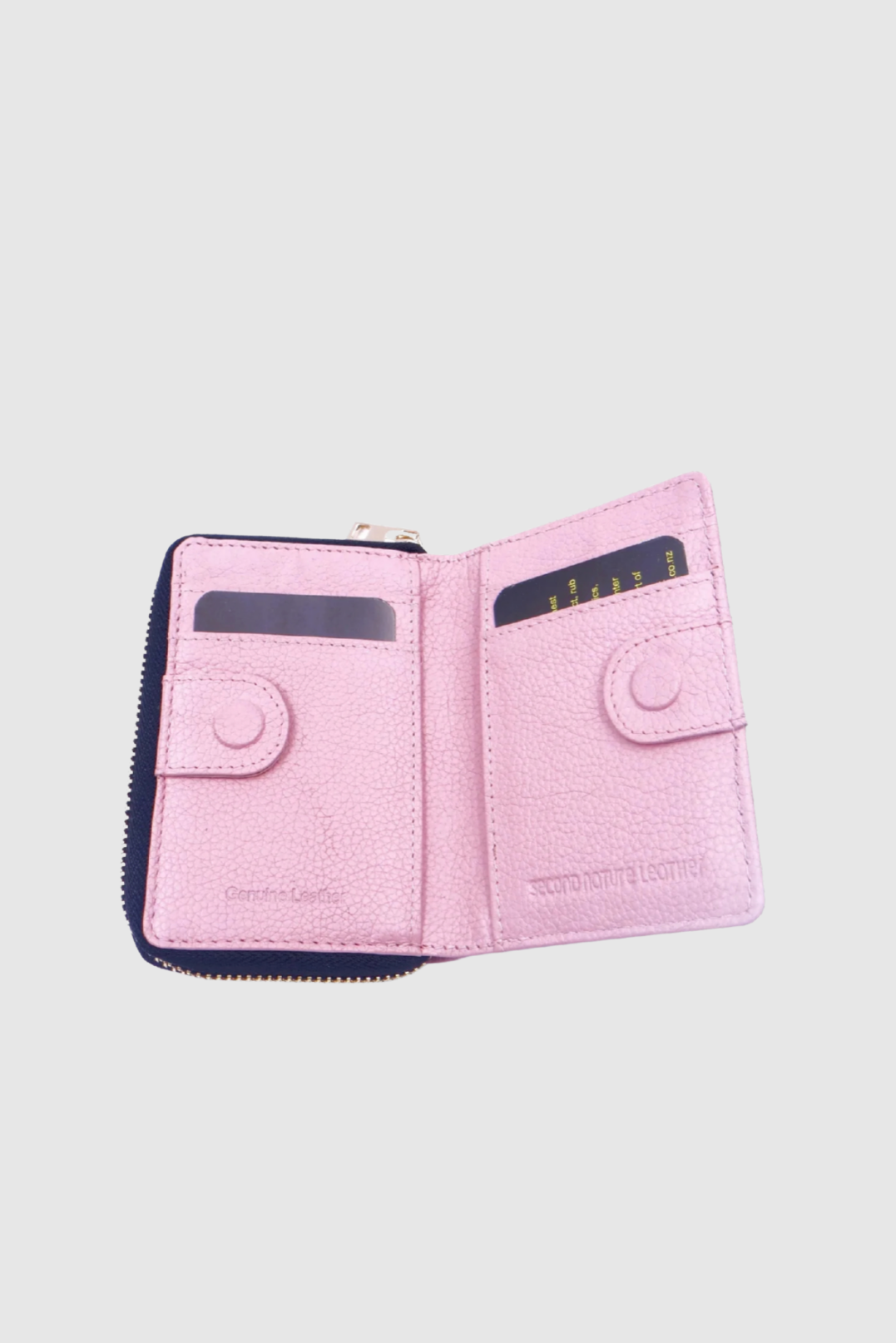 SECOND NATURE MEDIUM COIN & CARD WALLET - PINK - THE VOGUE STORE