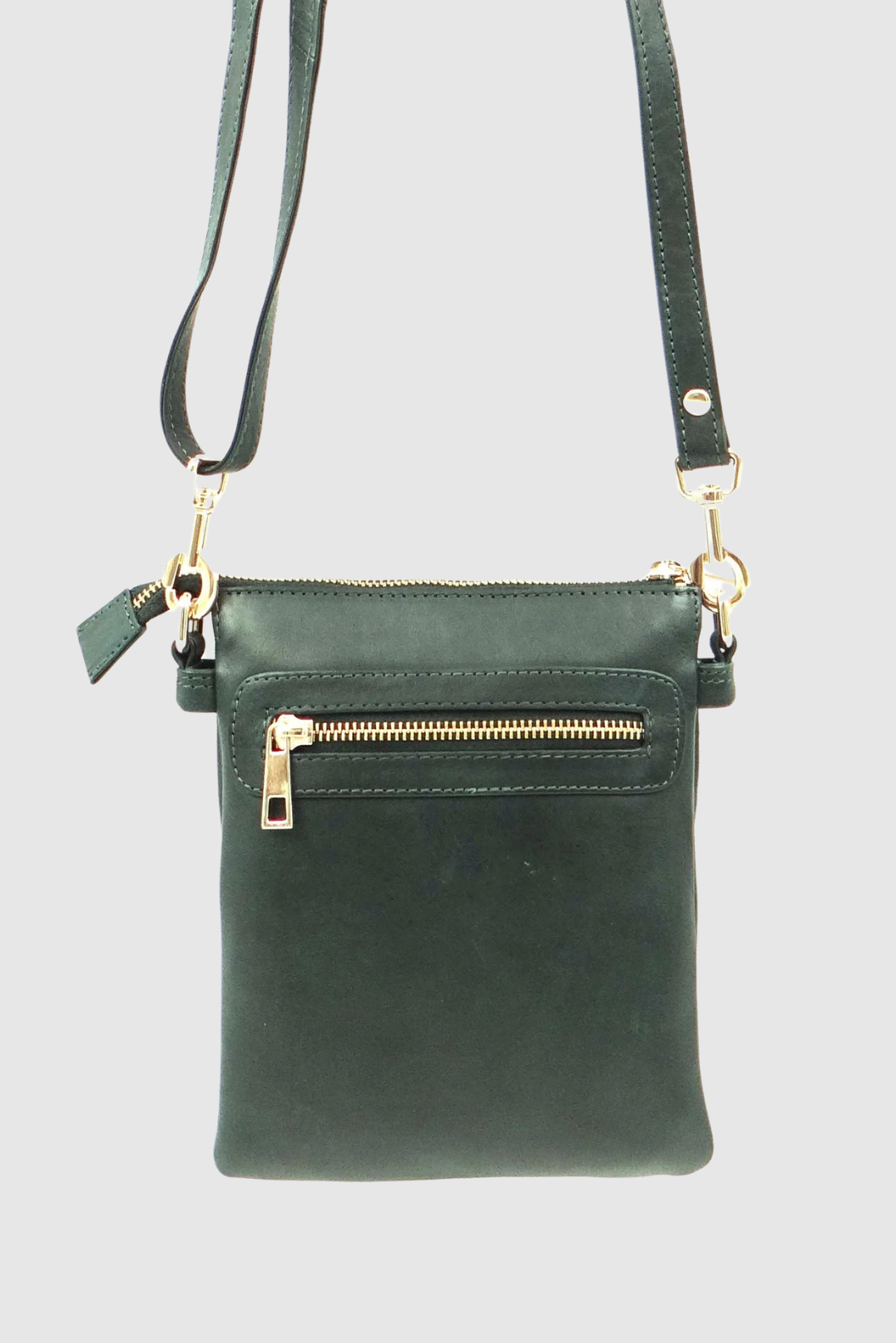SECOND NATURE SMALL CROSS BODY BAG - BOTTLE GREEN - THE VOGUE STORE