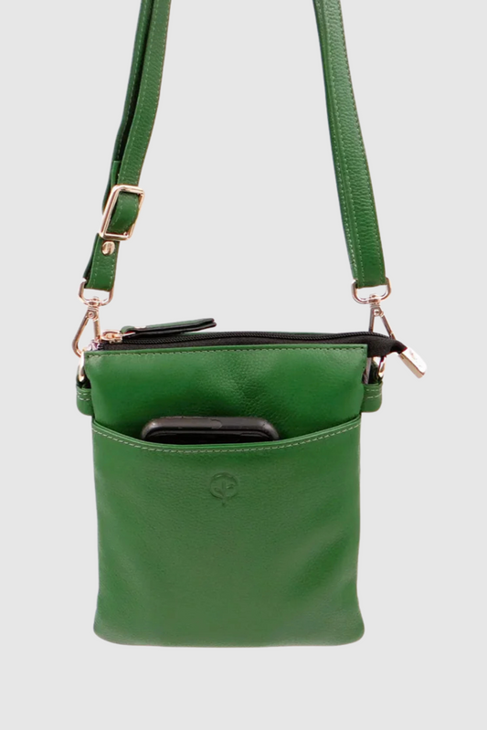 SECOND NATURE SMALL CROSS BODY BAG - MONSTERA - THE VOGUE STORE