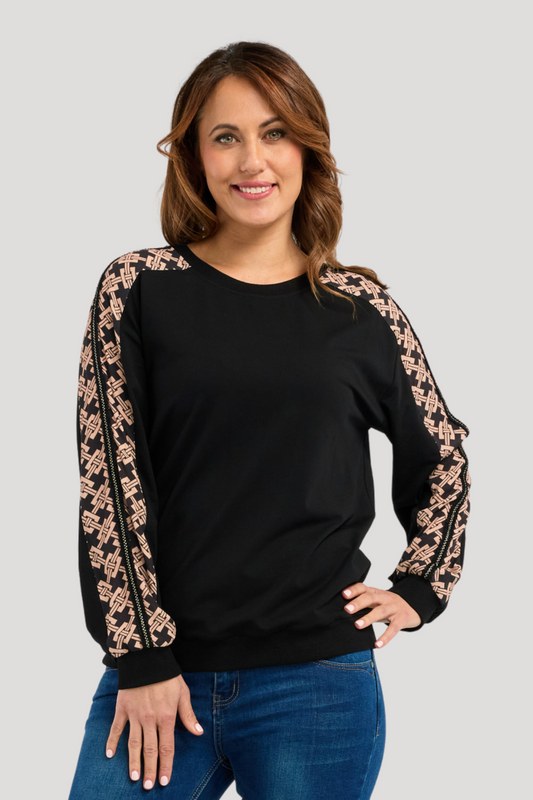 SEDUCE LOUISE TOP - BASKETWEAVE - THE VOGUE STORE