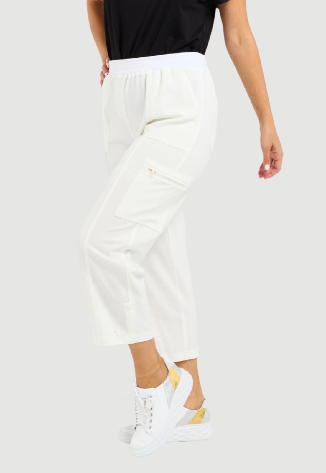 SEDUCE RHEA PANT - WHITE - THE VOGUE STORE