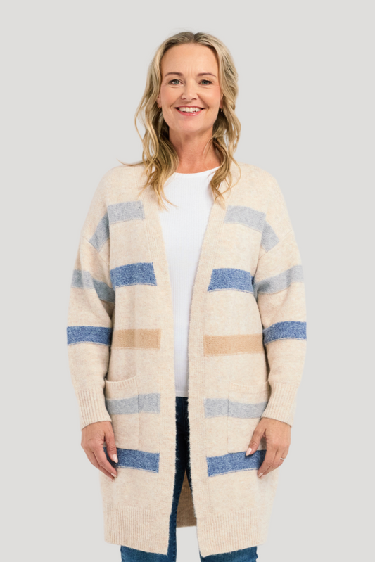 SEDUCE SAMY KNIT - CREAM BLUE - THE VOGUE STORE