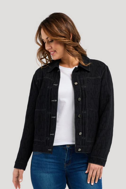 SEDUCE TRISH JACKET - BLACK - THE VOGUE STORE