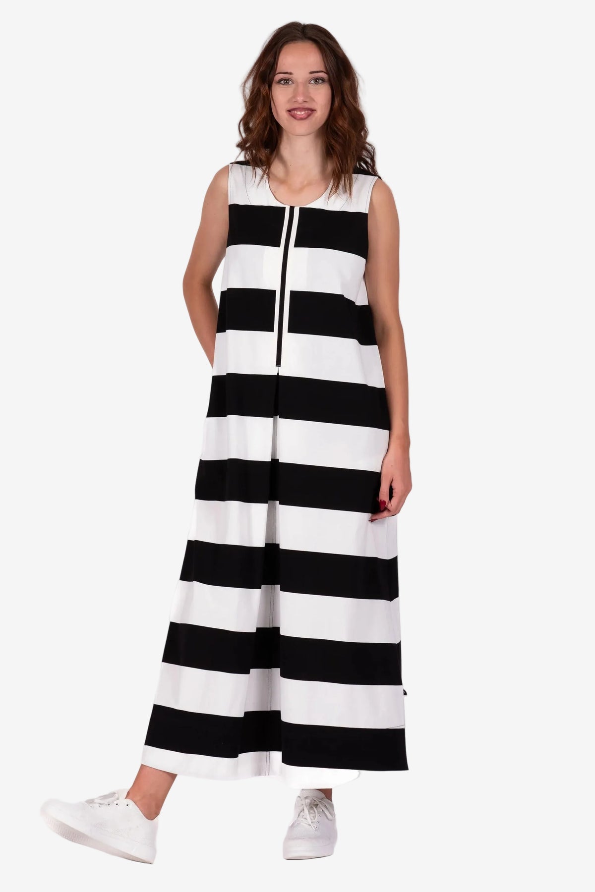 DEEANNE HOBBS EVENFLOW SLEEVELESS DRESS - WIDE LINE - THE VOGUE STORE