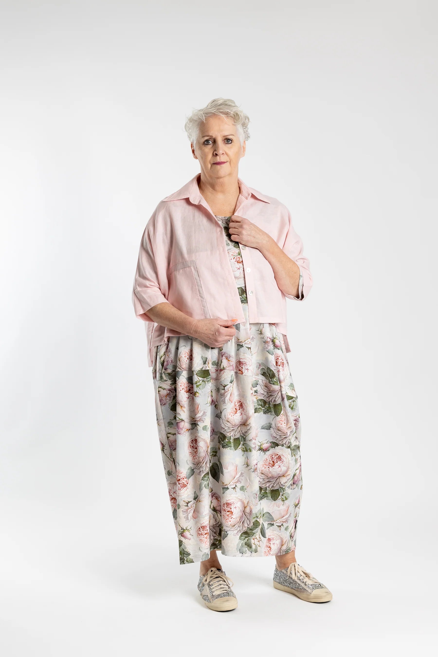 JELLICOE MARLEE SHIRT - DUSTY PINK - THE VOGUE STORE