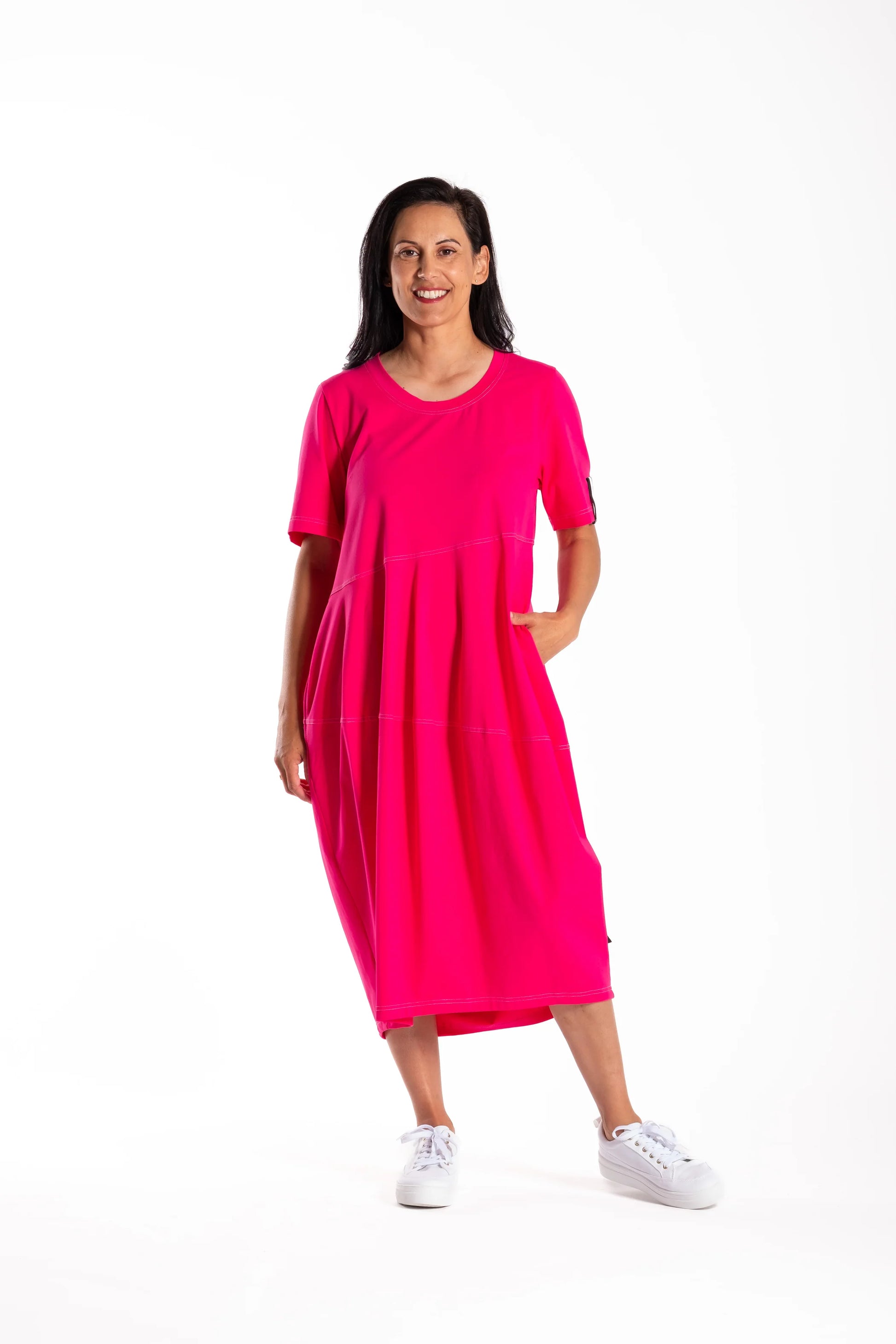 JELLICOE CHELSIE DRESS - PINK - THE VOGUE STORE