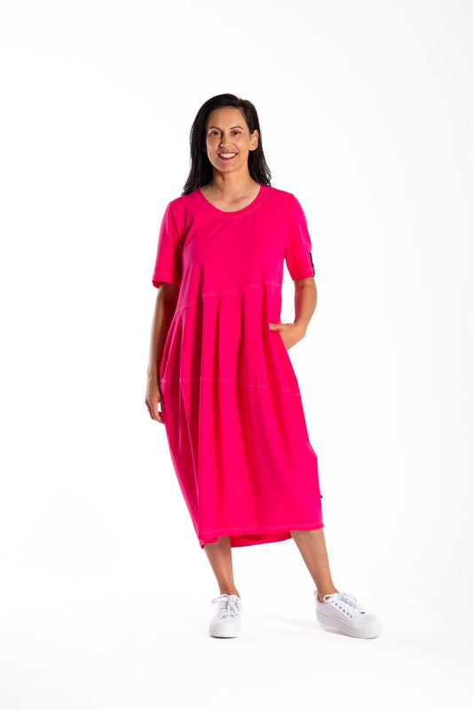 JELLICOE CHELSIE DRESS - PINK - THE VOGUE STORE