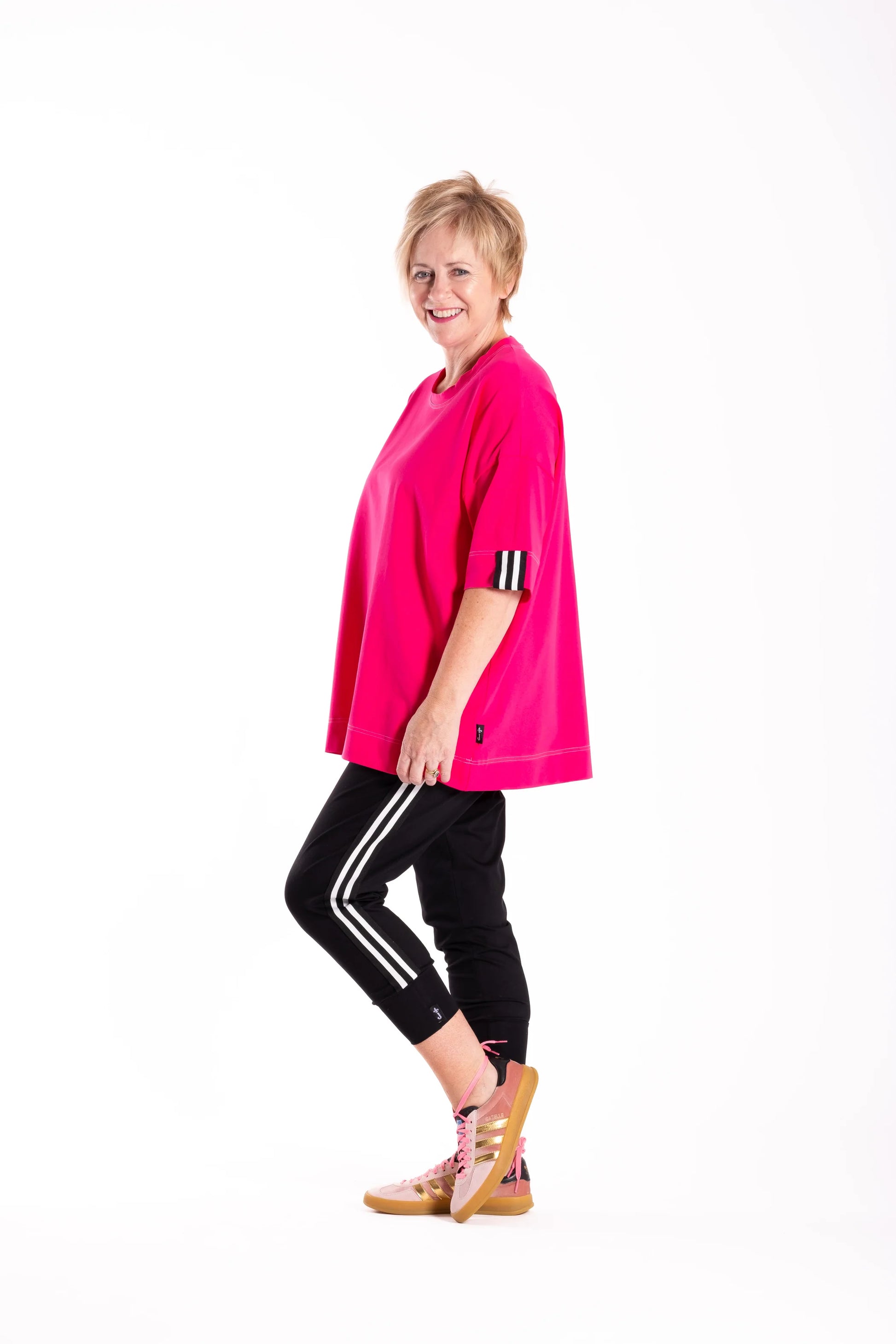 JELLICOE BOX TEE - PINK - THE VOGUE STORE