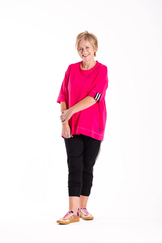 JELLICOE BOX TEE - PINK - THE VOGUE STORE