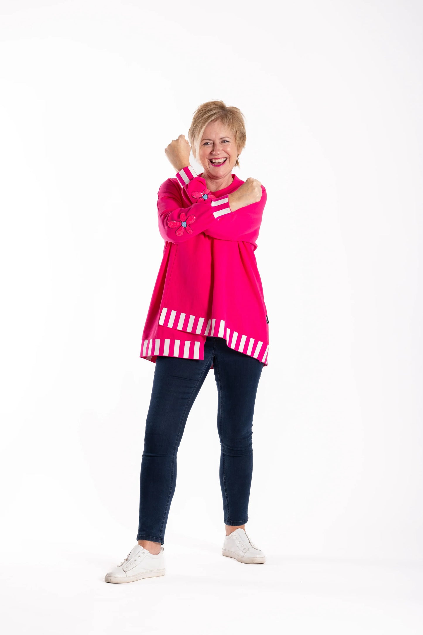 JELLICOE REVIVAL SWEATER - PINK - THE VOGUE STORE