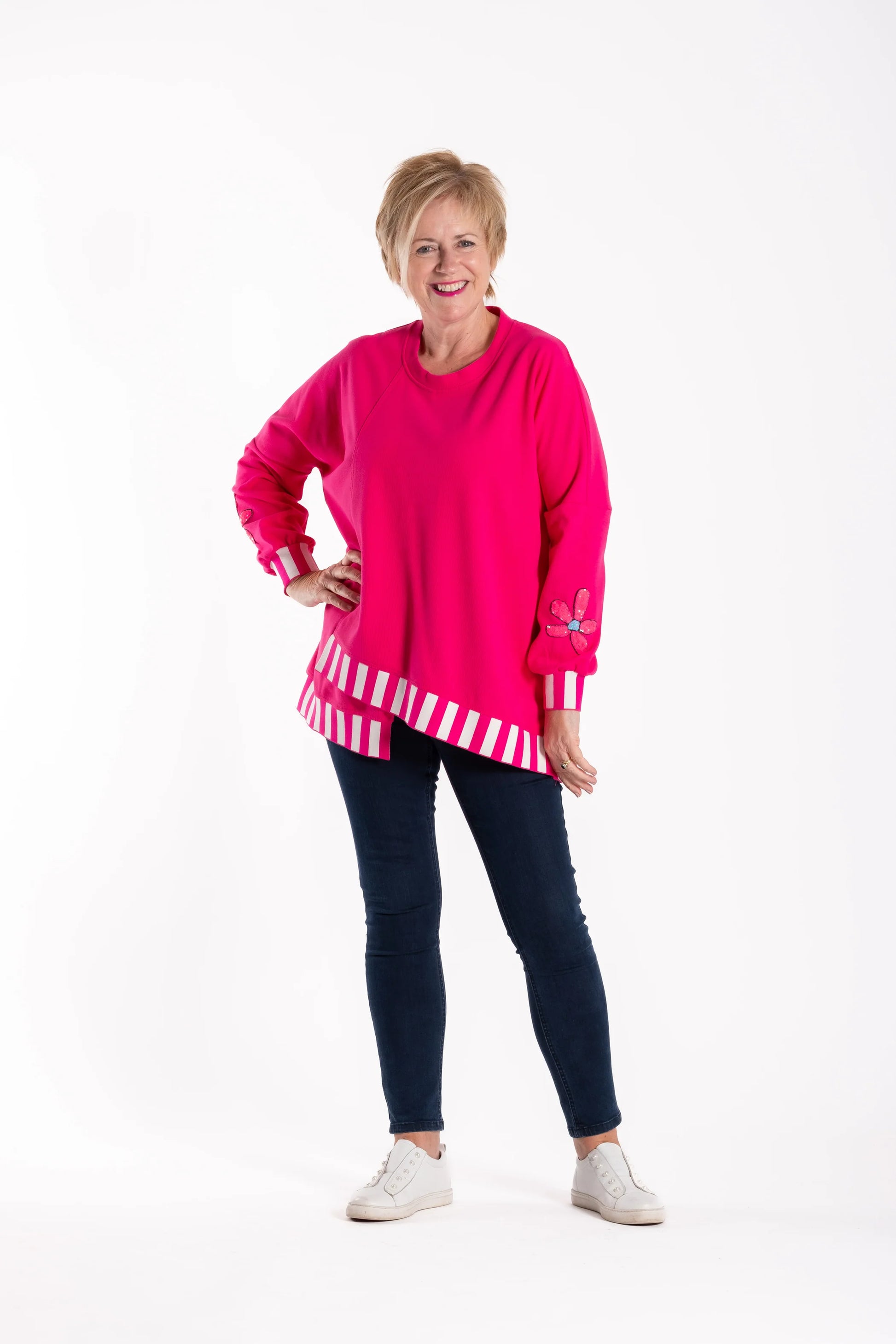 JELLICOE REVIVAL SWEATER - PINK - THE VOGUE STORE