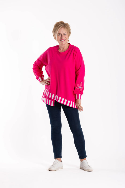 JELLICOE REVIVAL SWEATER - PINK - THE VOGUE STORE