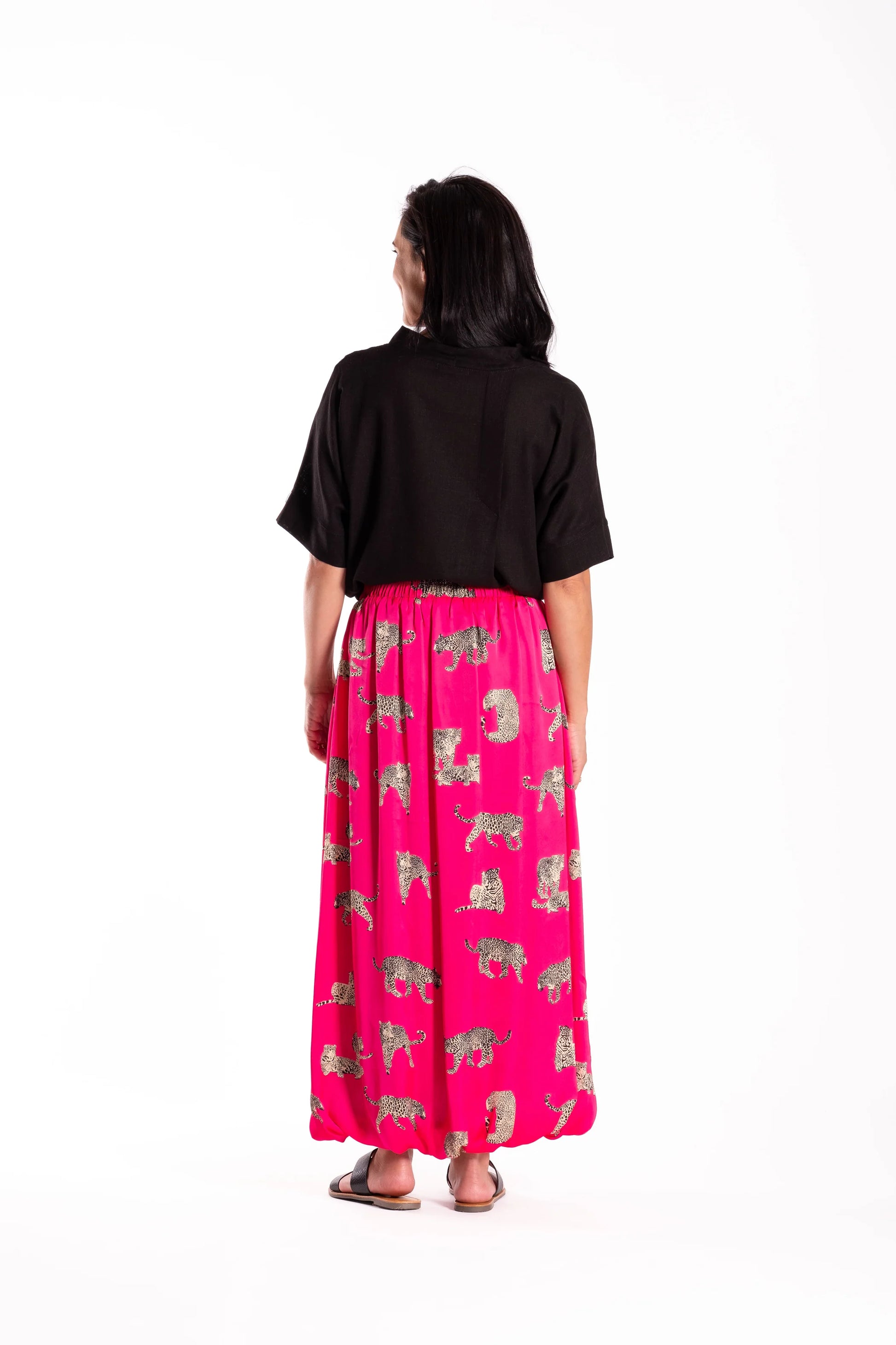 JELLICOE GALLERY SKIRT - PINK TIGER - THE VOGUE STORE